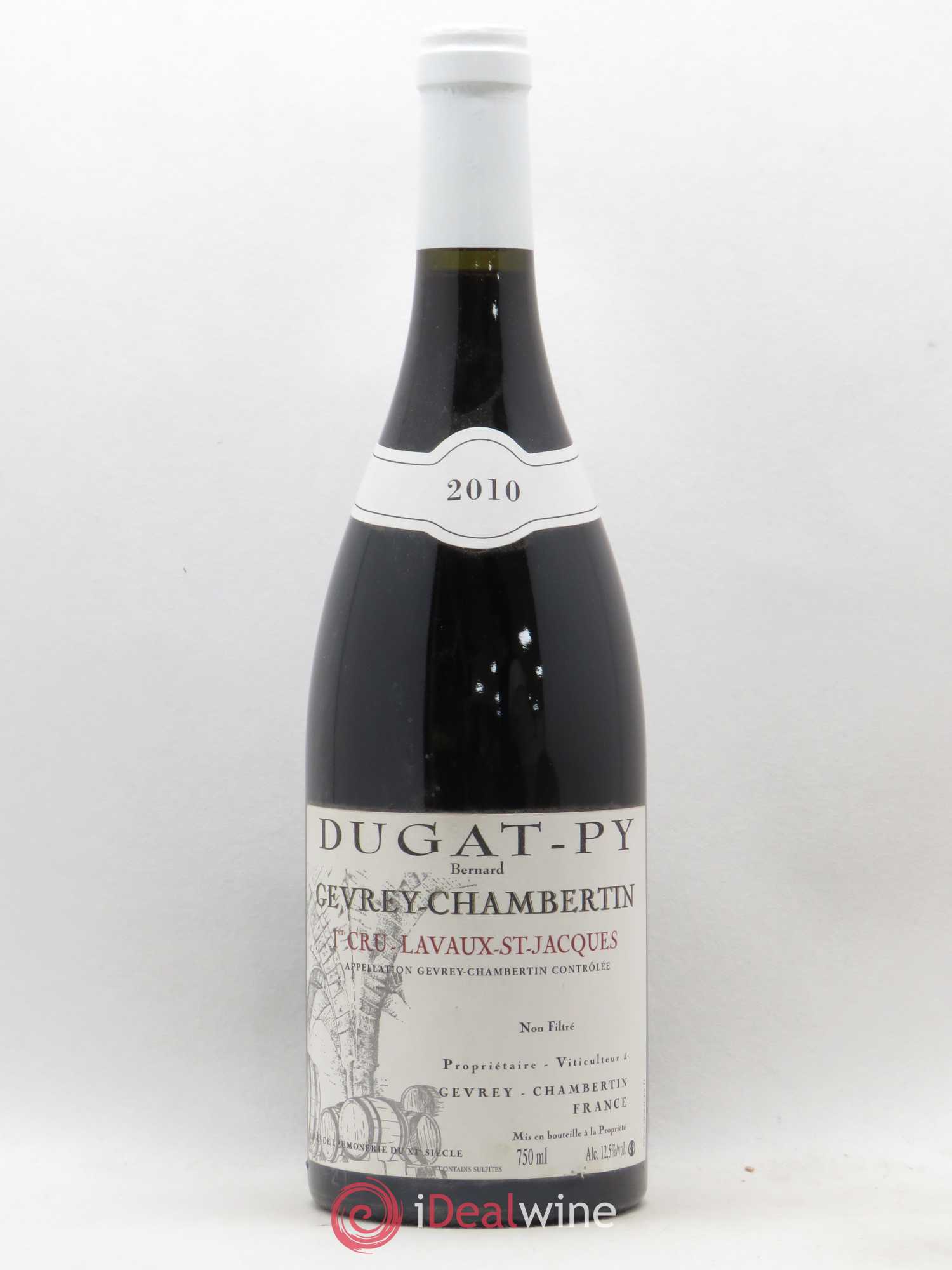 Gevrey-Chambertin 1er Cru Lavaux Saint Jacques Dugat-Py 2010 - Lot de 1 bouteille - 0