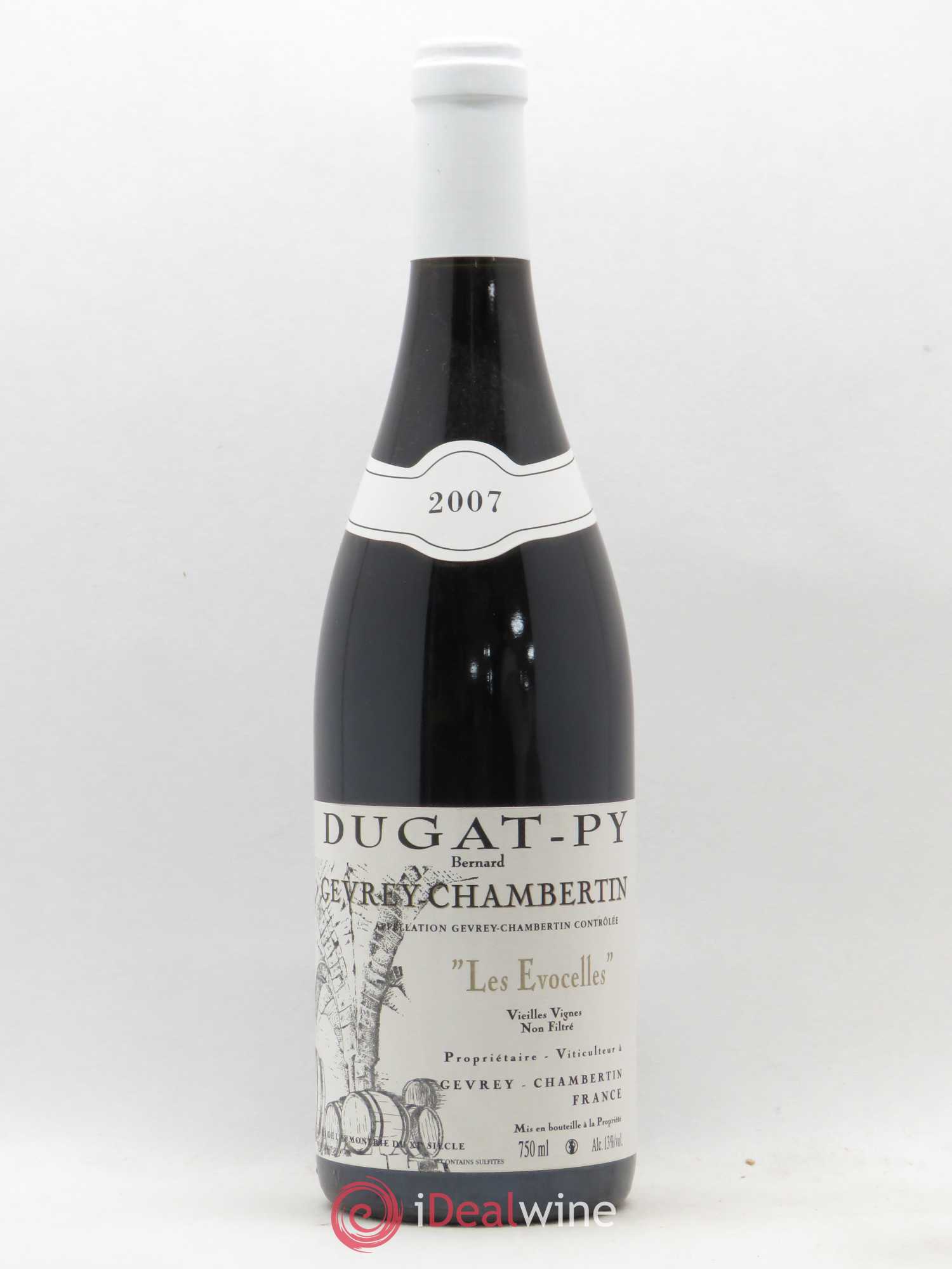 Gevrey-Chambertin Les Evocelles Vieilles Vignes Dugat-Py Vieilles Vignes 2007 - Lot de 1 bouteille - 0