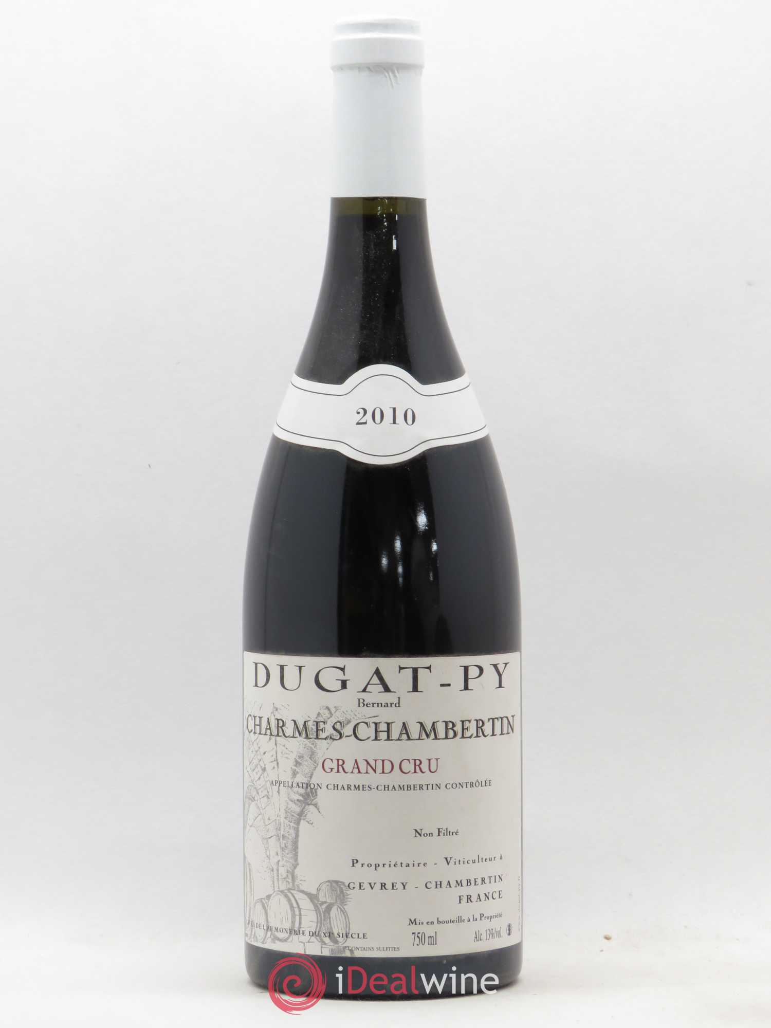 Charmes-Chambertin Grand Cru Dugat-Py 2010 - Lot de 1 bouteille - 0