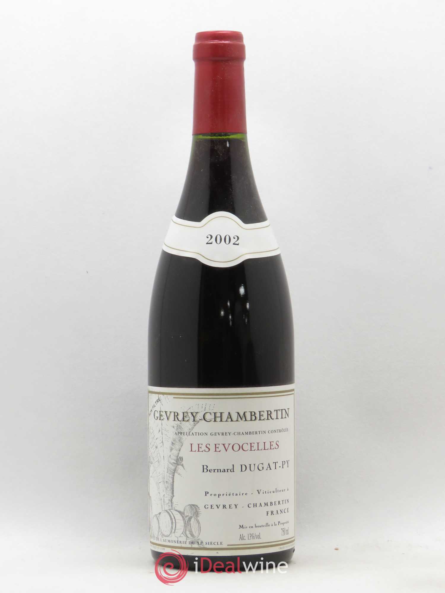 Gevrey-Chambertin Les Evocelles Vieilles Vignes Dugat-Py 2002 - Lot de 1 bouteille - 0