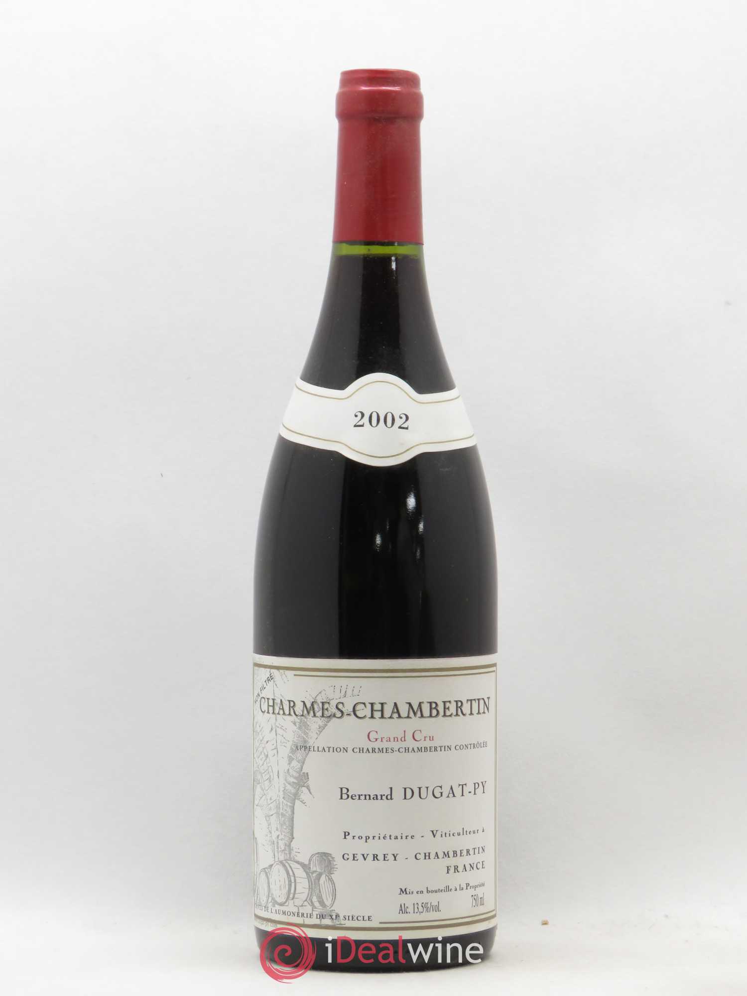 Charmes-Chambertin Grand Cru Dugat-Py 2002 - Lot de 1 bouteille - 0