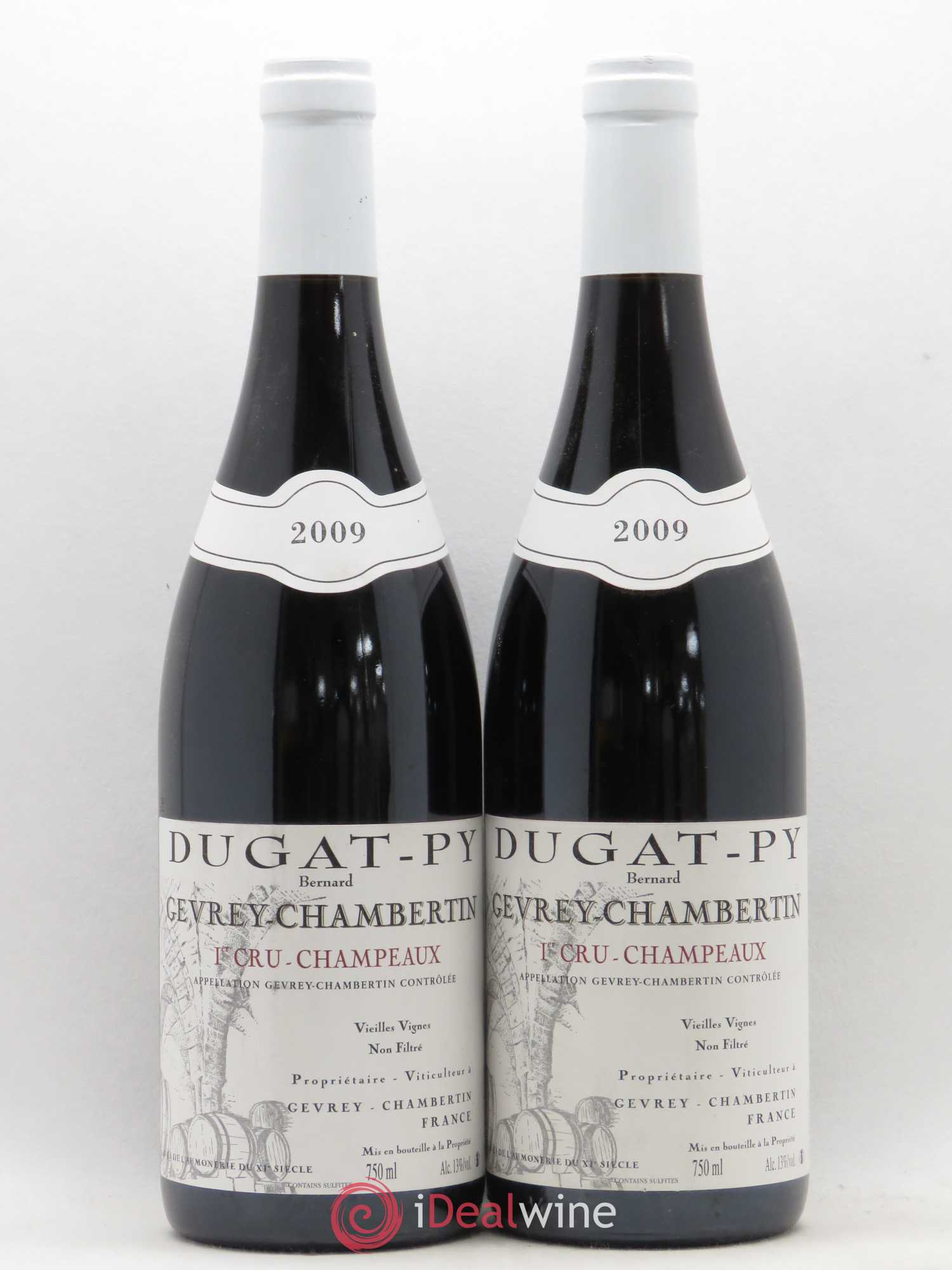 Gevrey-Chambertin 1er Cru Champeaux Dugat-Py 2009 - Posten von 2 Flaschen - 0