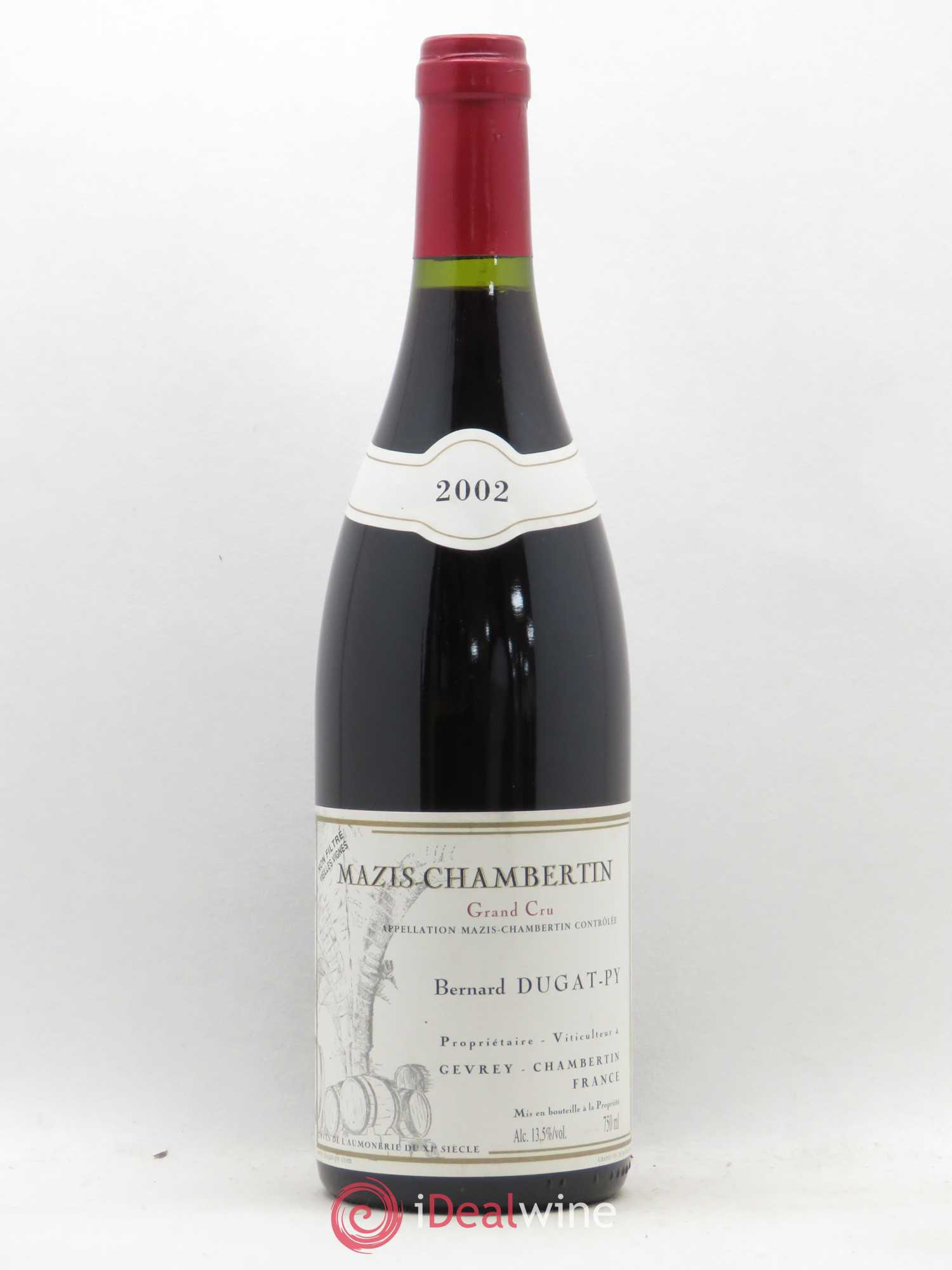 Mazis-Chambertin Grand Cru Vieilles Vignes Dugat-Py 2002 - Lot de 1 bouteille - 0