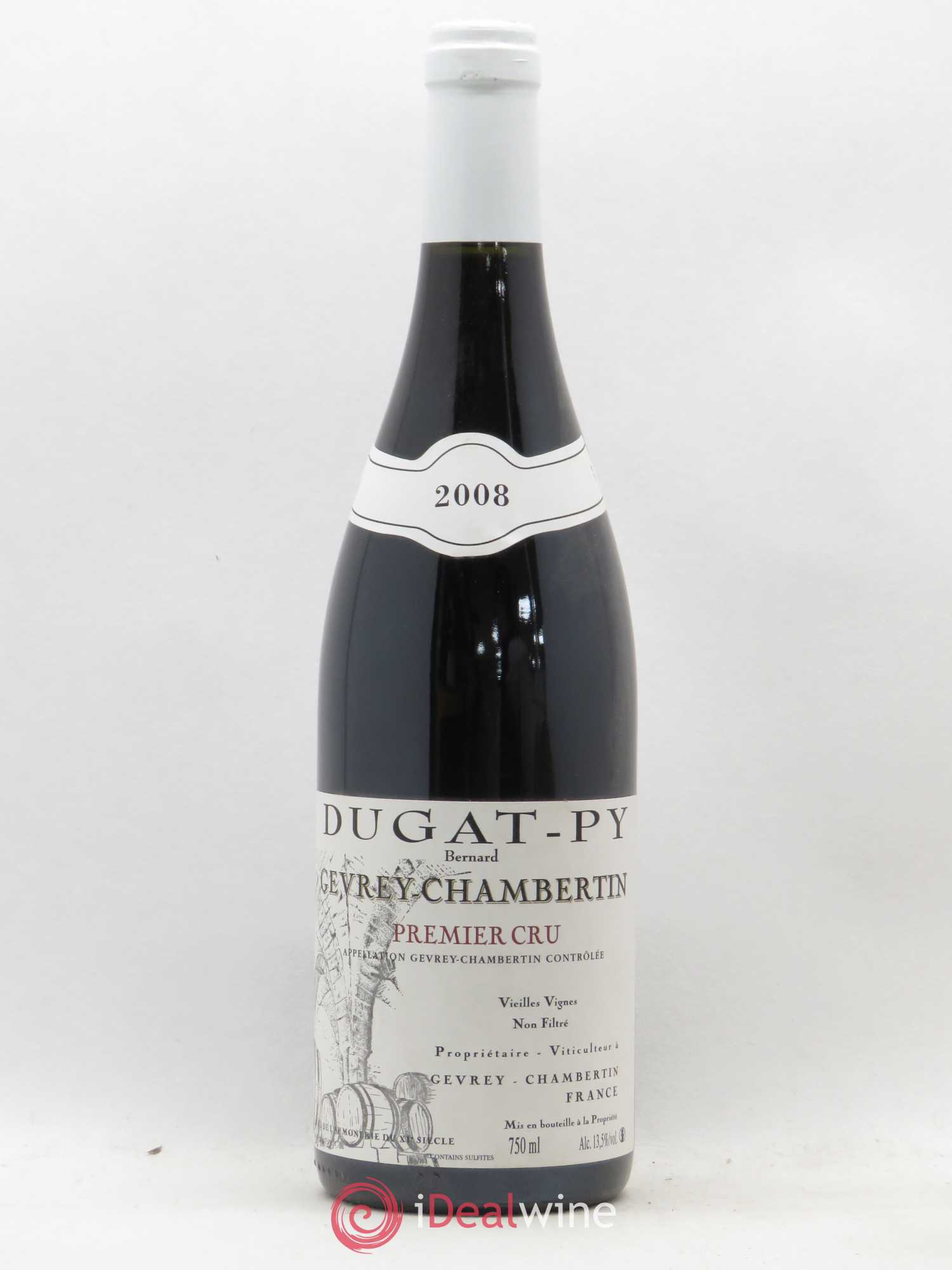 Gevrey-Chambertin 1er Cru Dugat-Py Vieilles Vignes 2008 - Lot de 1 bouteille - 0