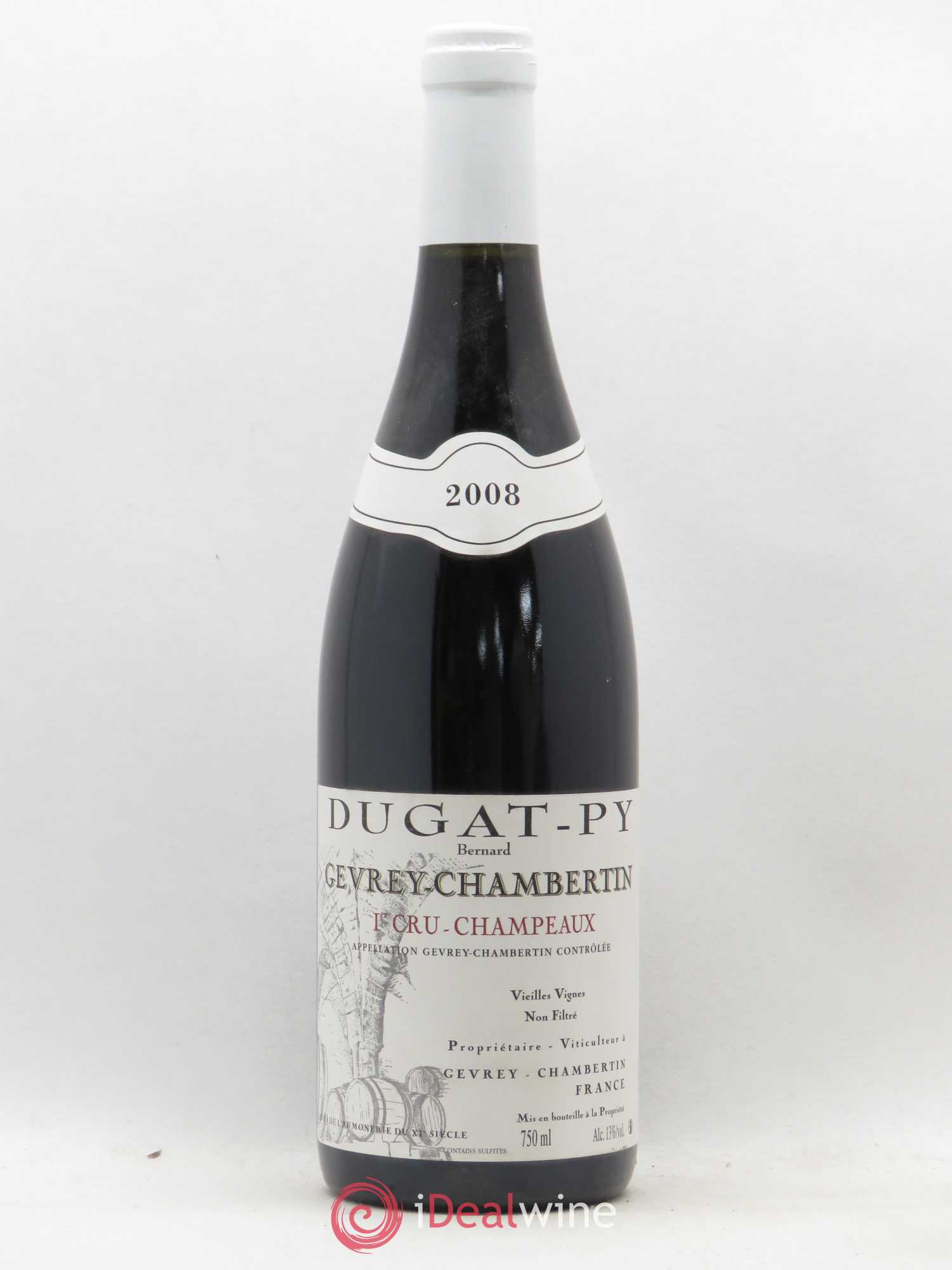 Gevrey-Chambertin 1er Cru Champeaux Dugat-Py 2008 - Posten von 1 Flasche - 0