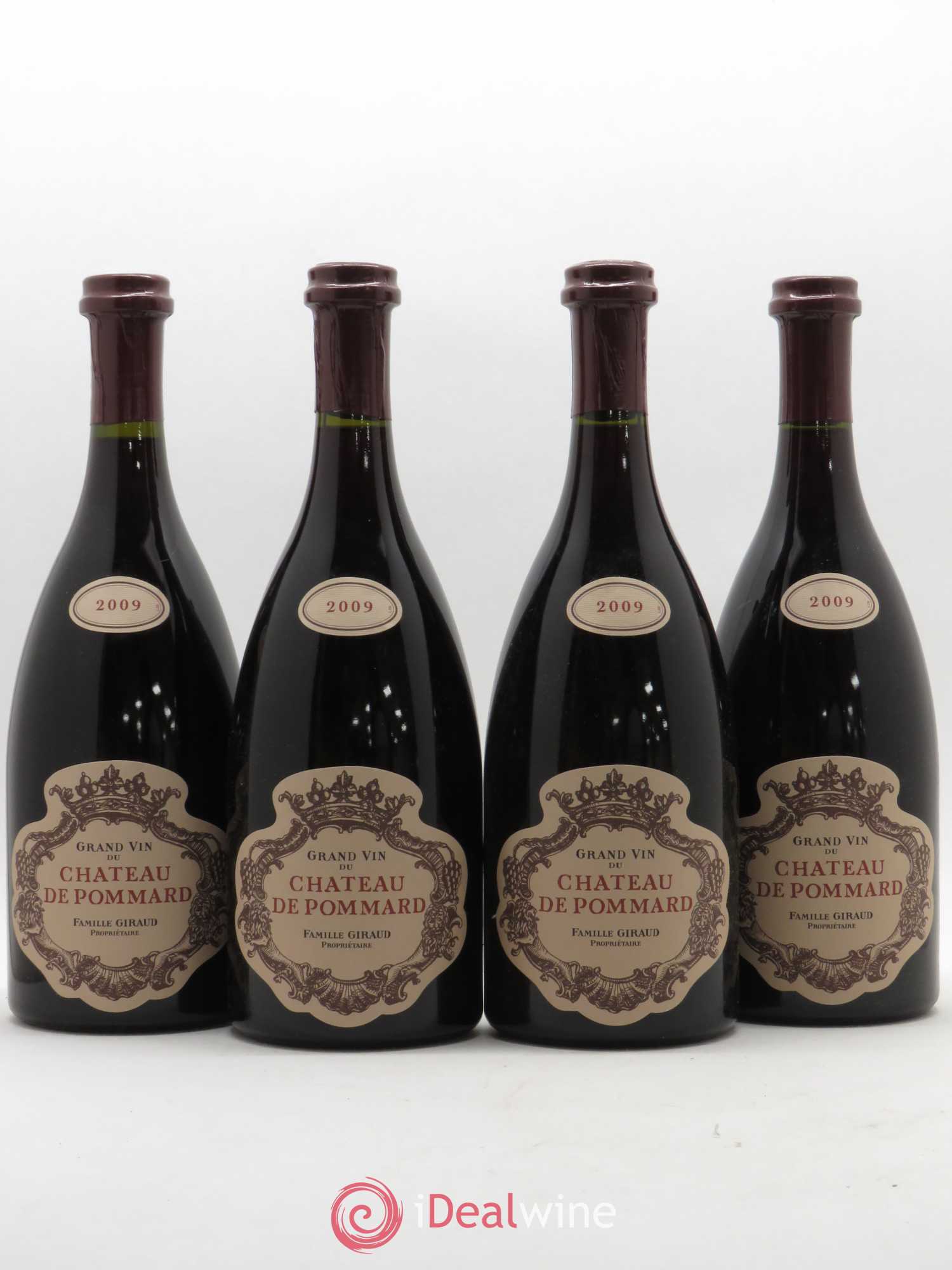 Pommard Château de Pommard 2009 - Lot de 4 bouteilles - 0