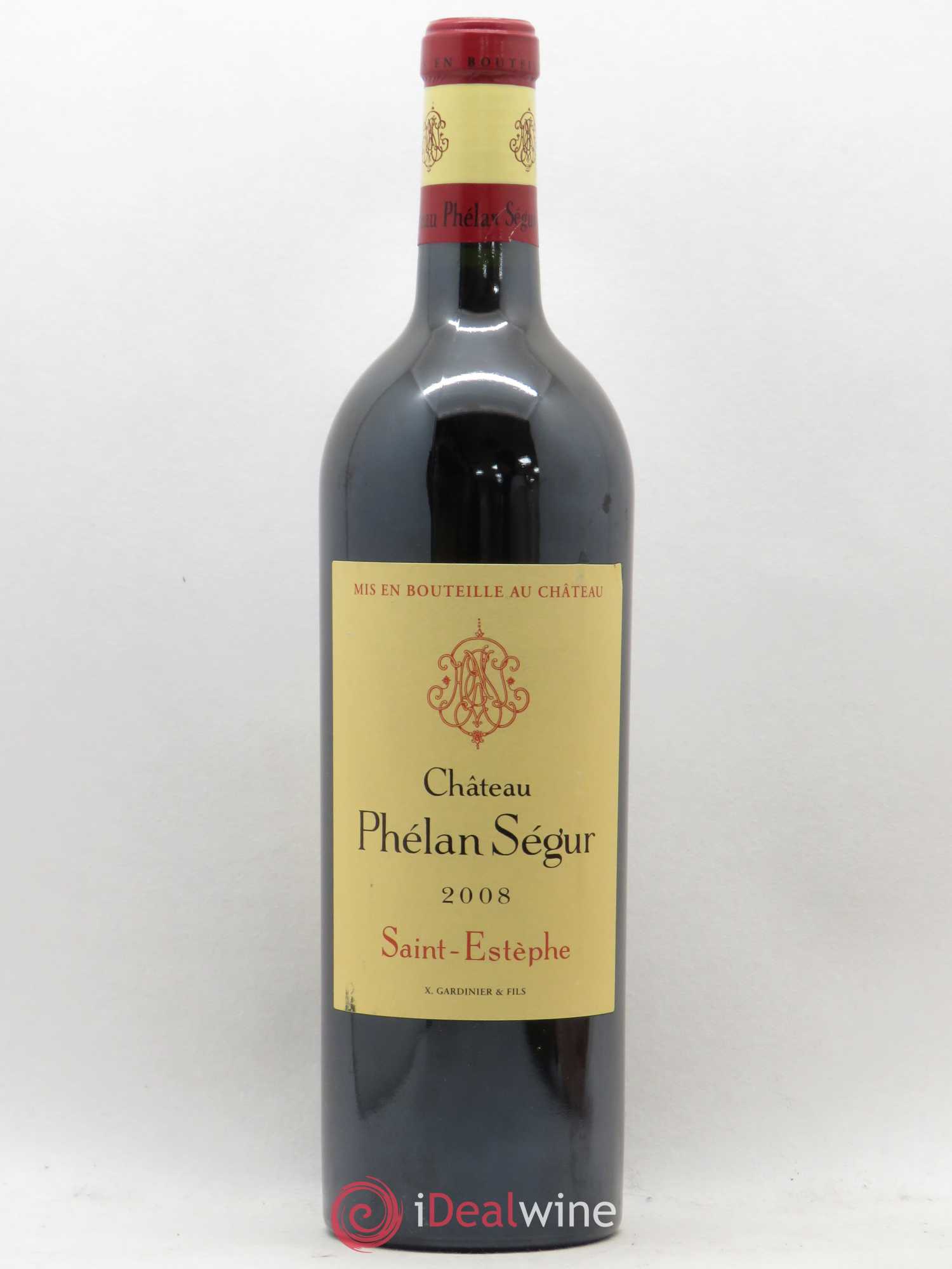 Château Phélan Ségur 2008 - Lot de 1 bouteille - 0