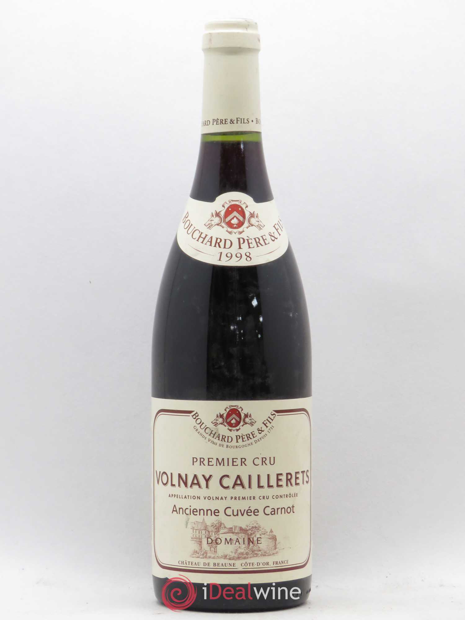Volnay 1er Cru Caillerets - Ancienne Cuvée Carnot Bouchard Père & Fils 1998 - Lot de 1 bouteille - 0