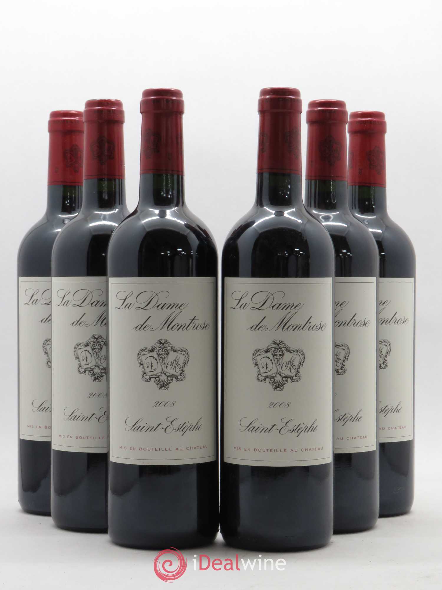 La Dame de Montrose Second Vin 2008 - Lot de 6 bouteilles - 0