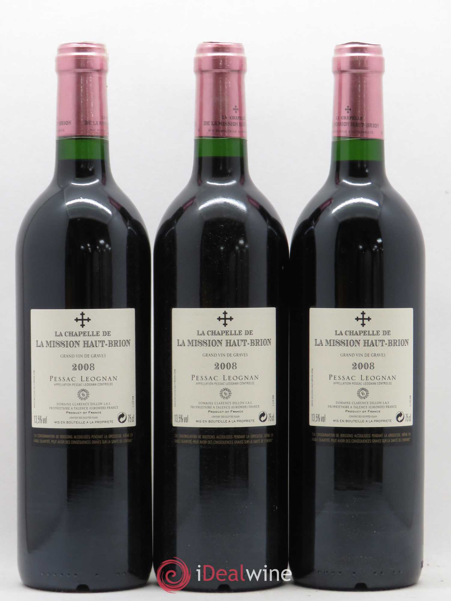 La Chapelle de La Mission Haut-Brion Second Vin 2008 - Lot de 6 bouteilles - 2