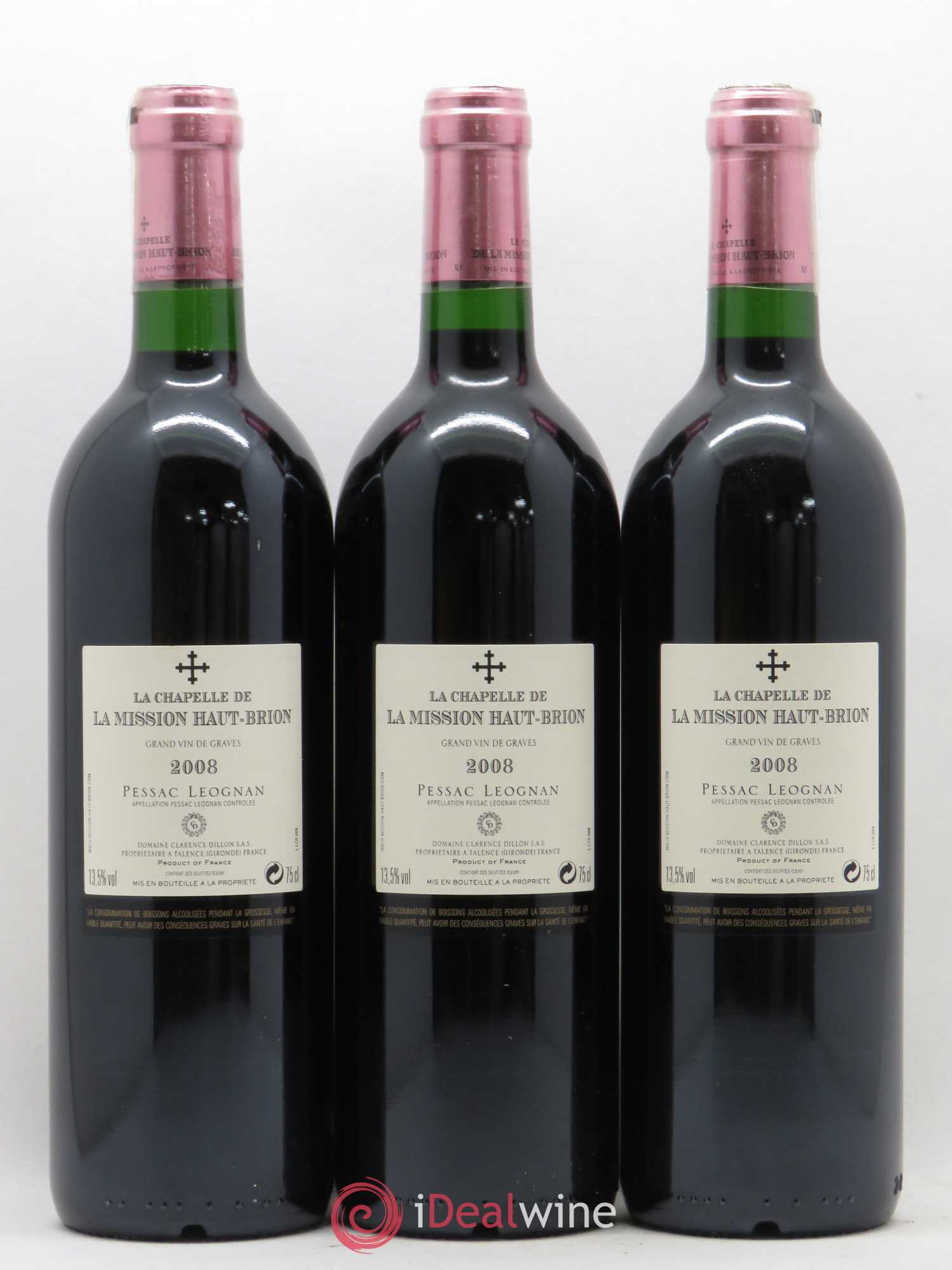 La Chapelle de La Mission Haut-Brion Second Vin 2008 - Lot de 6 bouteilles - 4