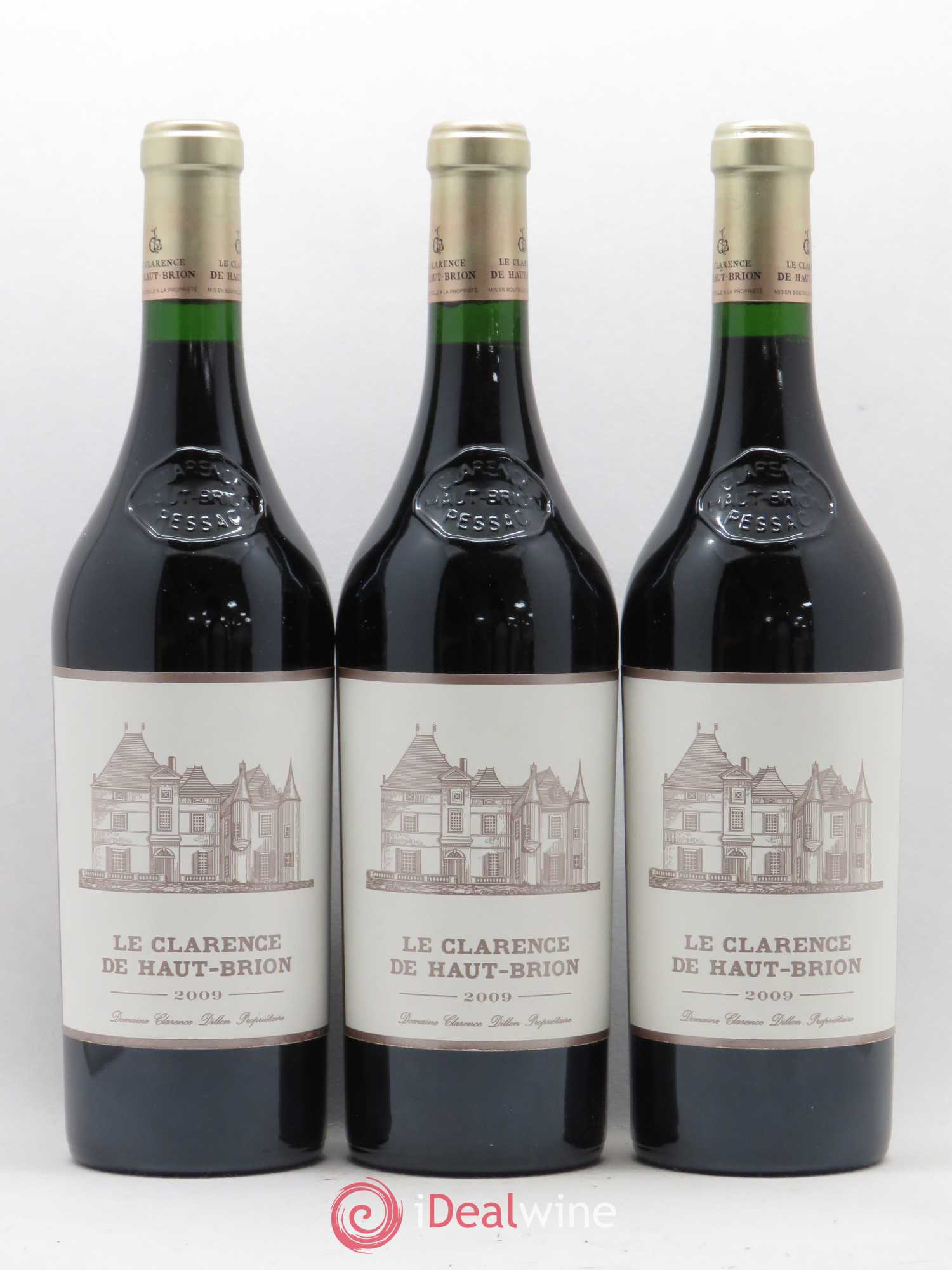 Clarence (Bahans) de Haut-Brion Second Vin 2009 - Lot de 3 bouteilles - 0