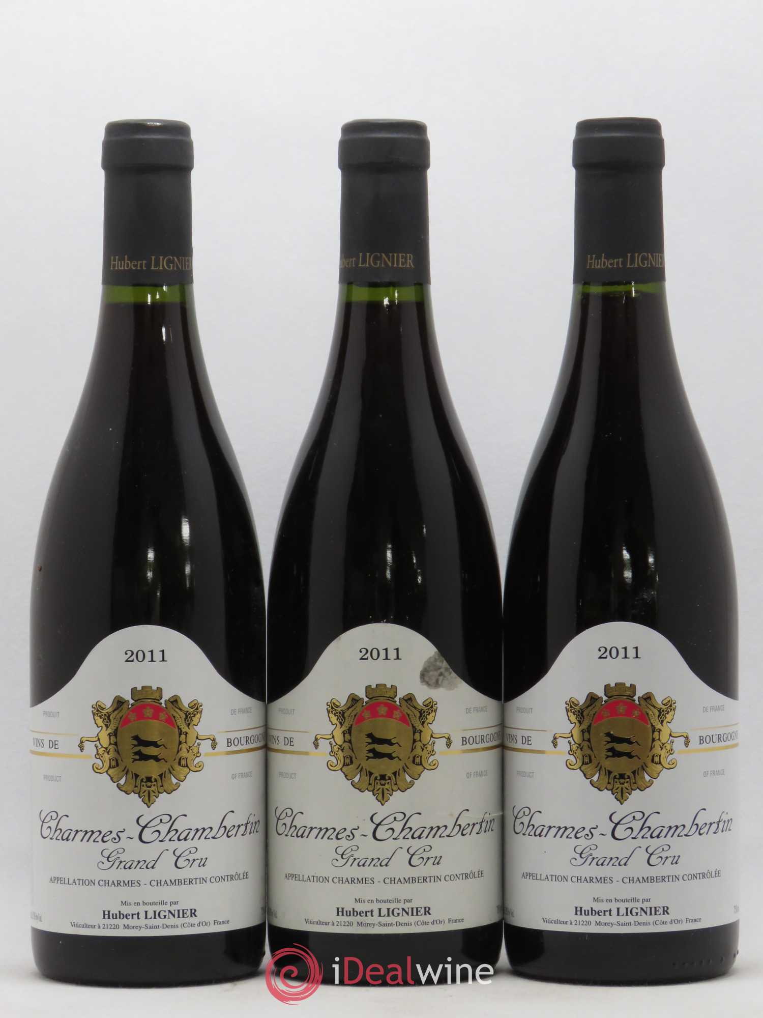 Charmes-Chambertin Grand Cru Hubert Lignier (Domaine) 2011 - Lot de 3 bouteilles - 0