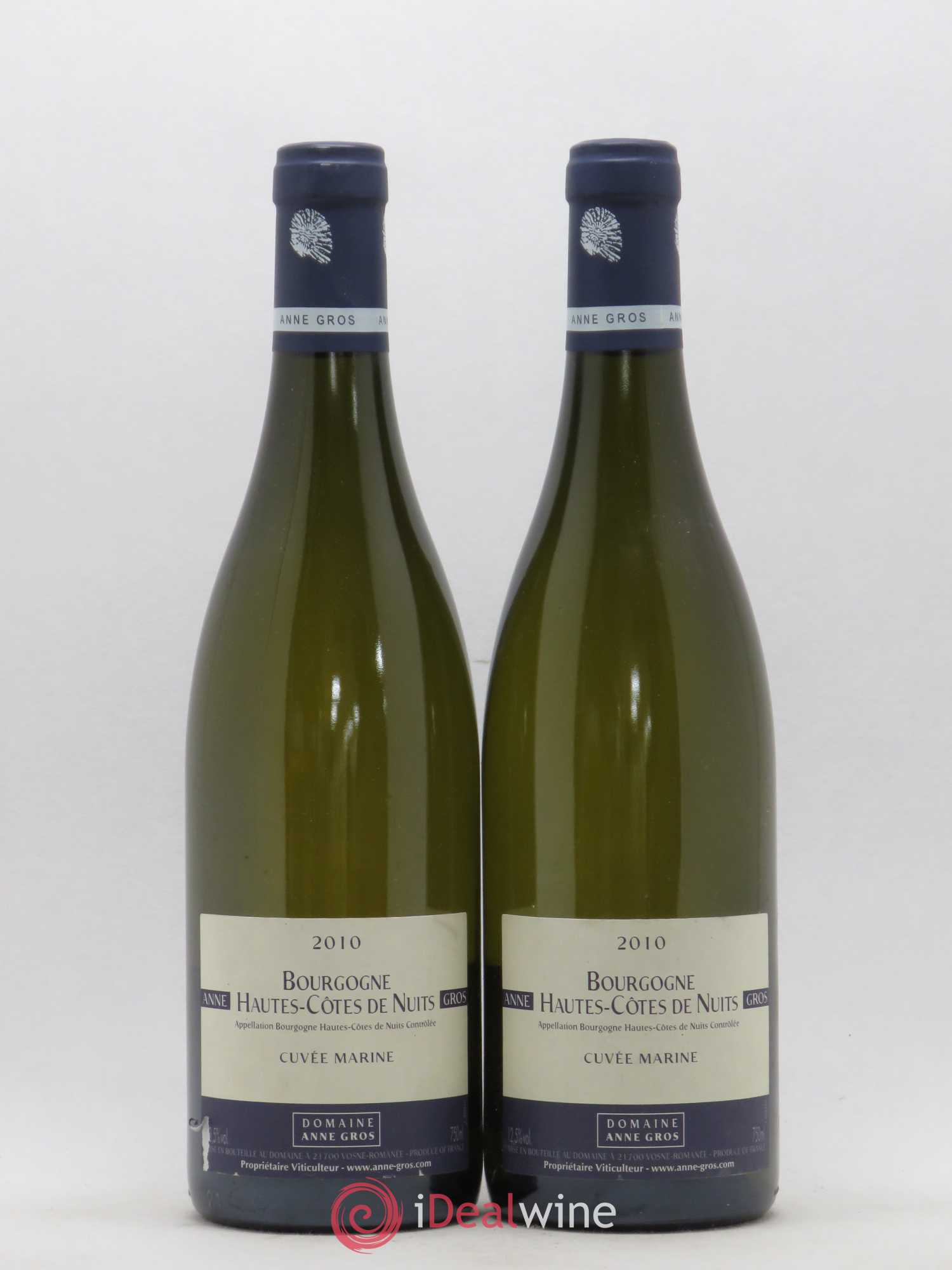 Hautes-Côtes de Nuits Cuvée Marine Anne Gros 2010 - Lot de 2 bouteilles - 0