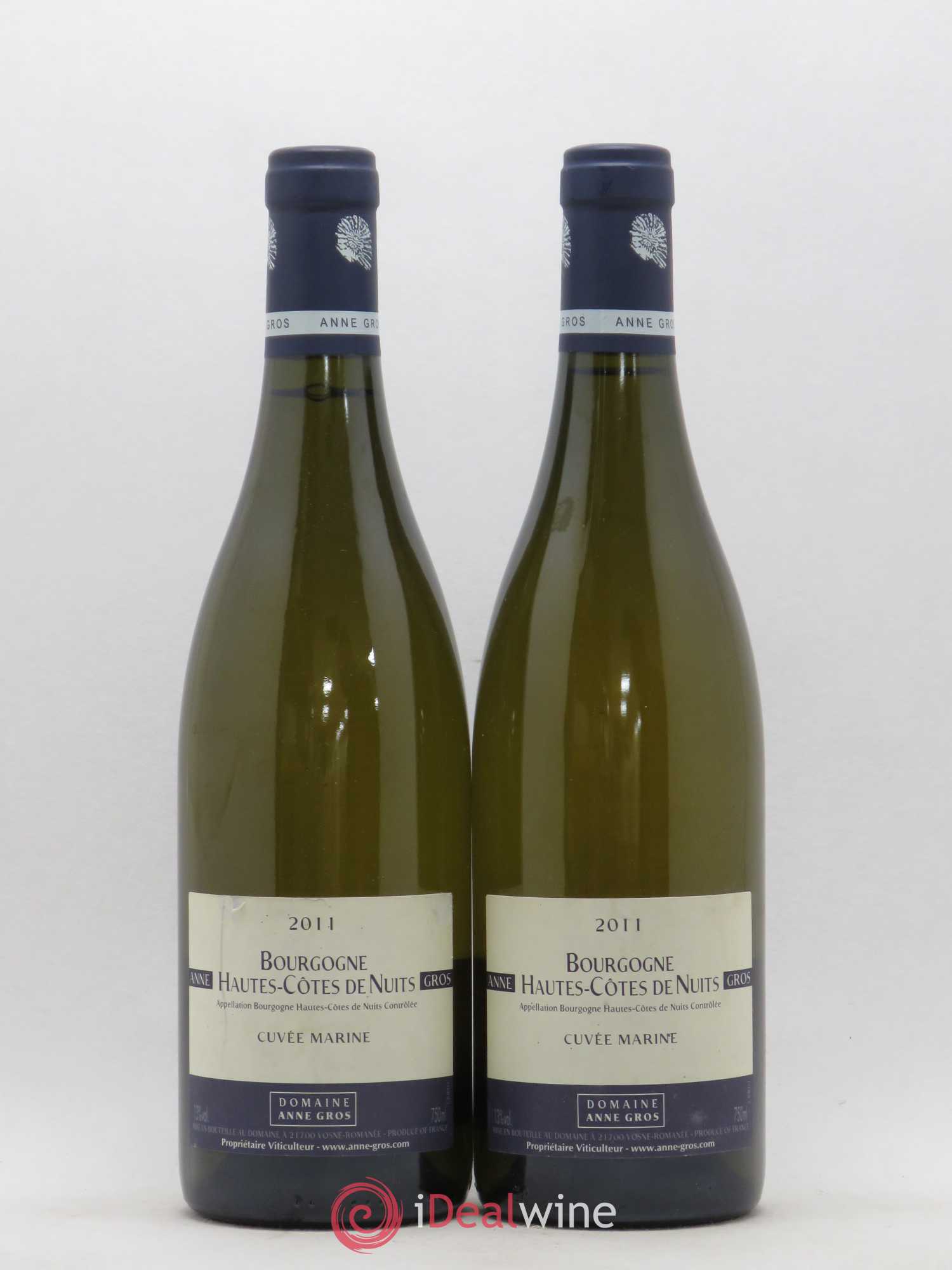 Hautes-Côtes de Nuits Cuvée Marine Anne Gros 2011 - Lot de 2 bouteilles - 0