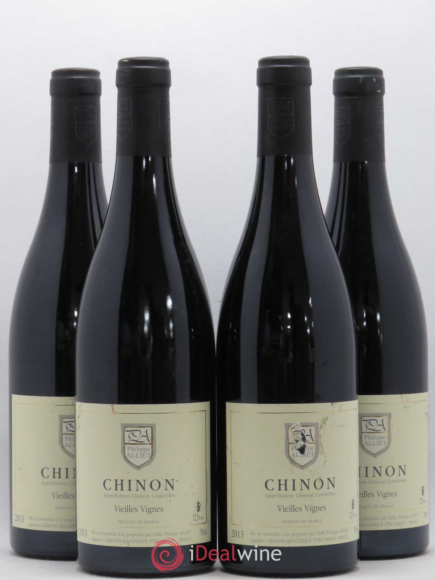 Chinon Vieilles Vignes Philippe Alliet 2013 - Lot de 4 bouteilles - 0
