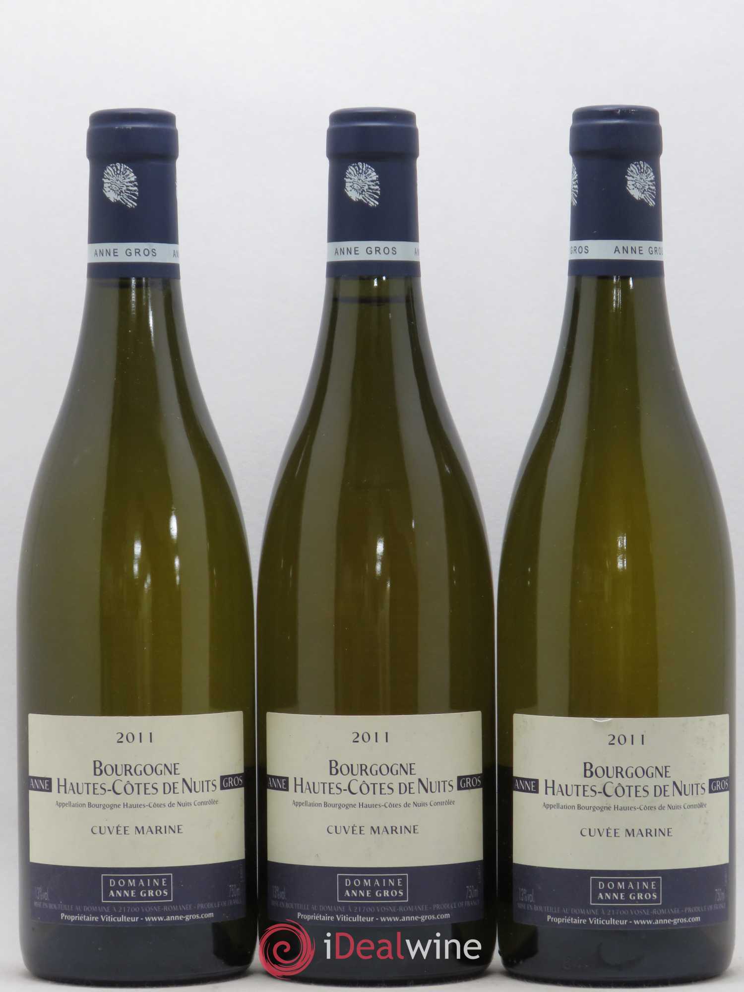 Hautes-Côtes de Nuits Cuvée Marine Anne Gros 2011 - Lot de 6 bouteilles - 1