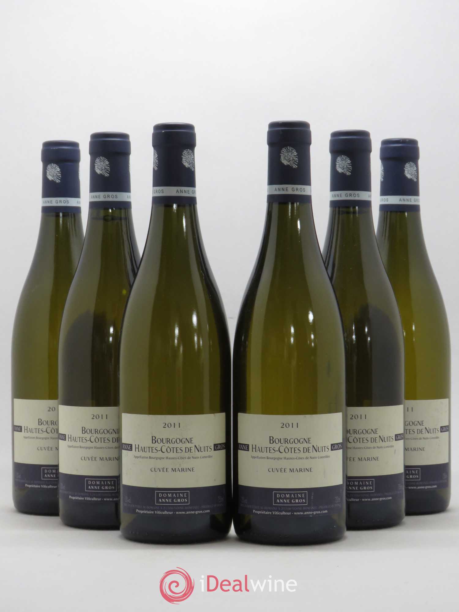 Hautes-Côtes de Nuits Cuvée Marine Anne Gros 2011 - Lot de 6 bouteilles - 0