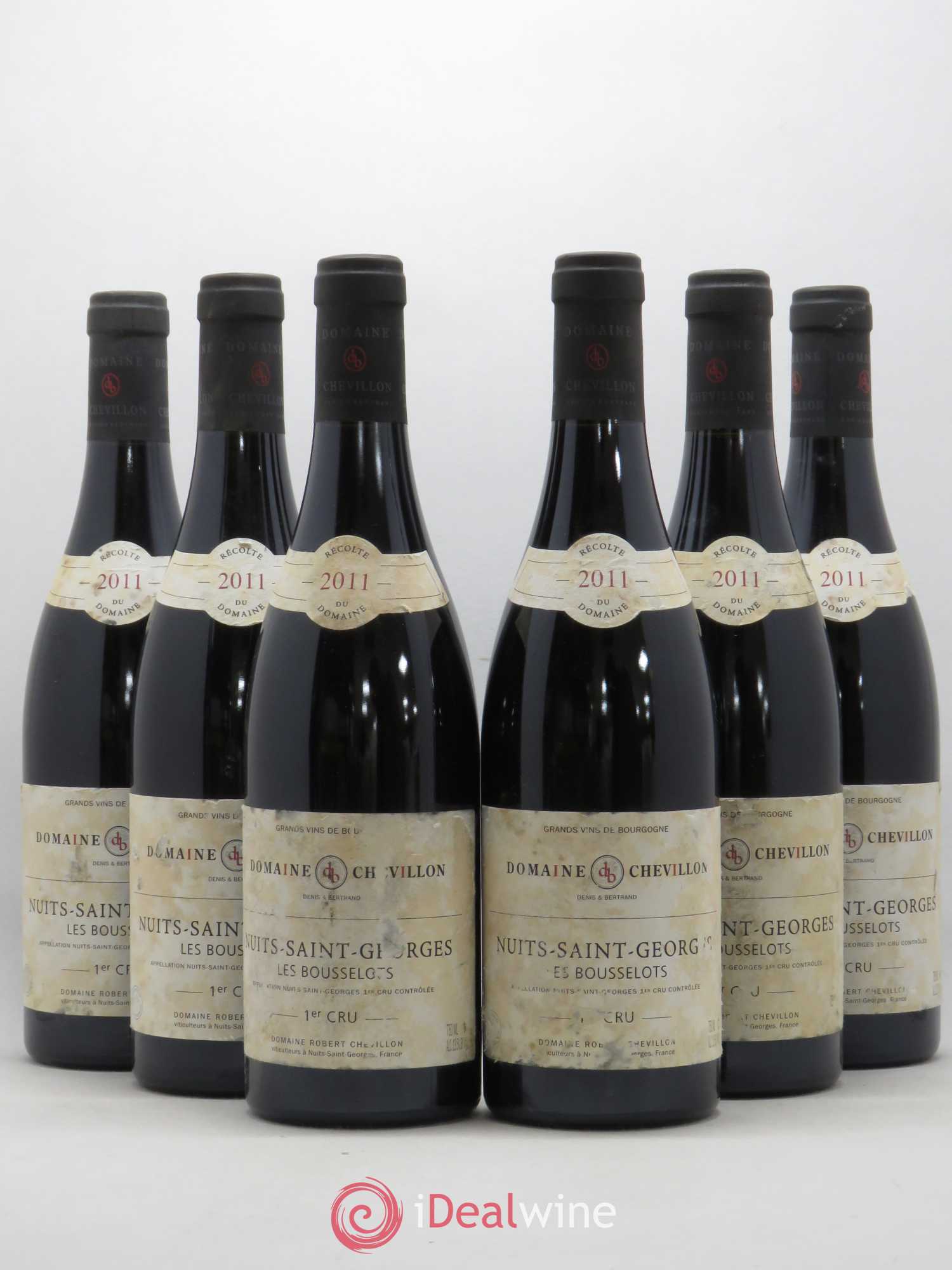 Nuits-Saint-Georges 1er Cru Les Bousselots Chevillon 2011 - Lot de 6 bouteilles - 0