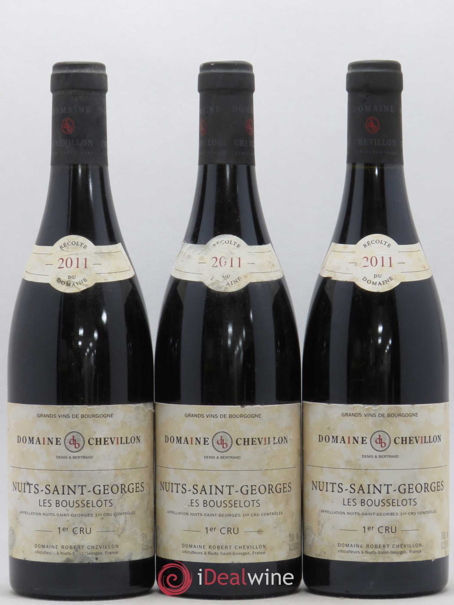 Nuits-Saint-Georges 1er Cru Les Bousselots Chevillon 2011 - Lot de 3 bouteilles - 0