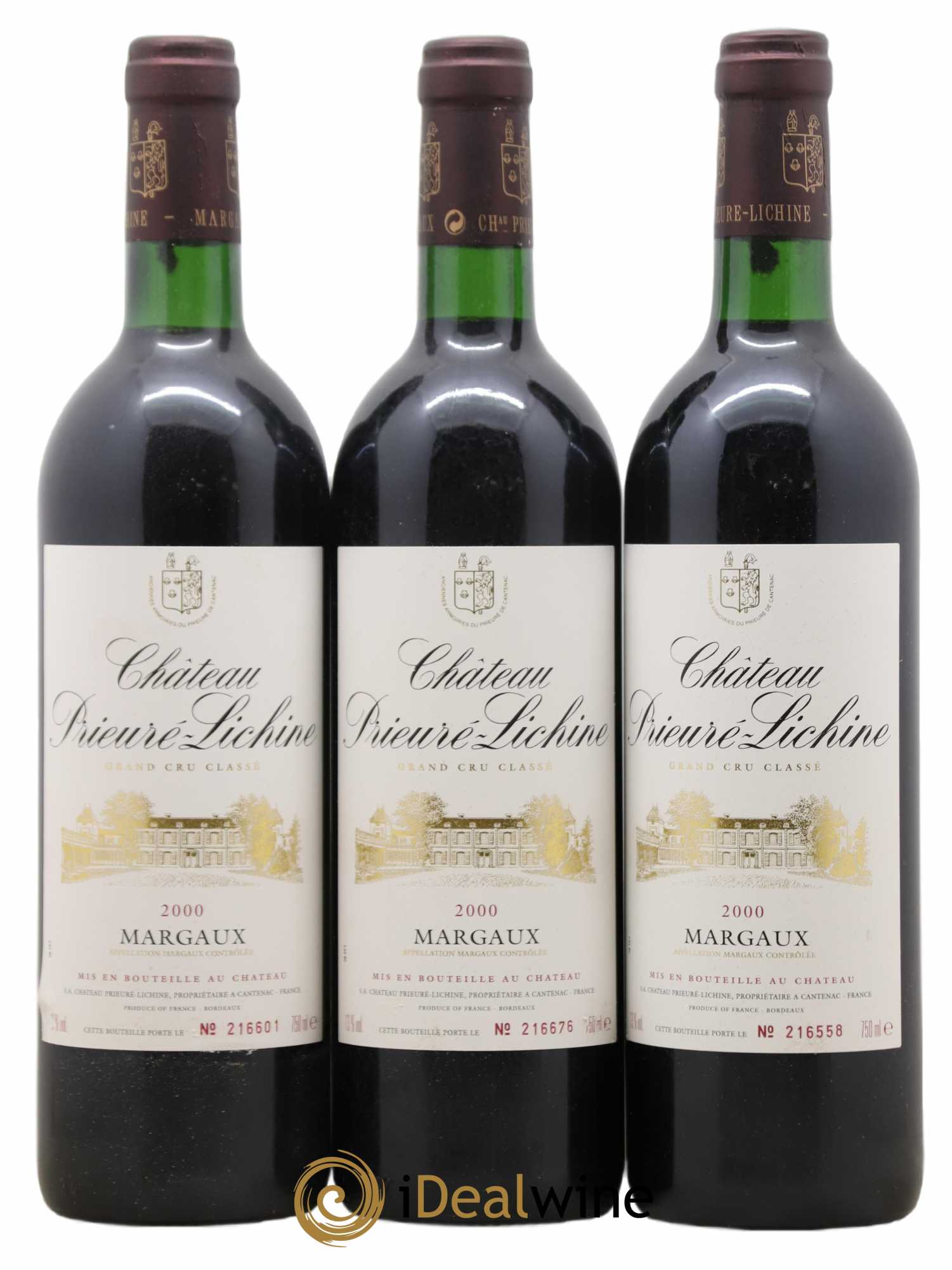 Château Prieuré Lichine 4ème Grand Cru Classé 2000 - Lot de 12 bouteilles - 2