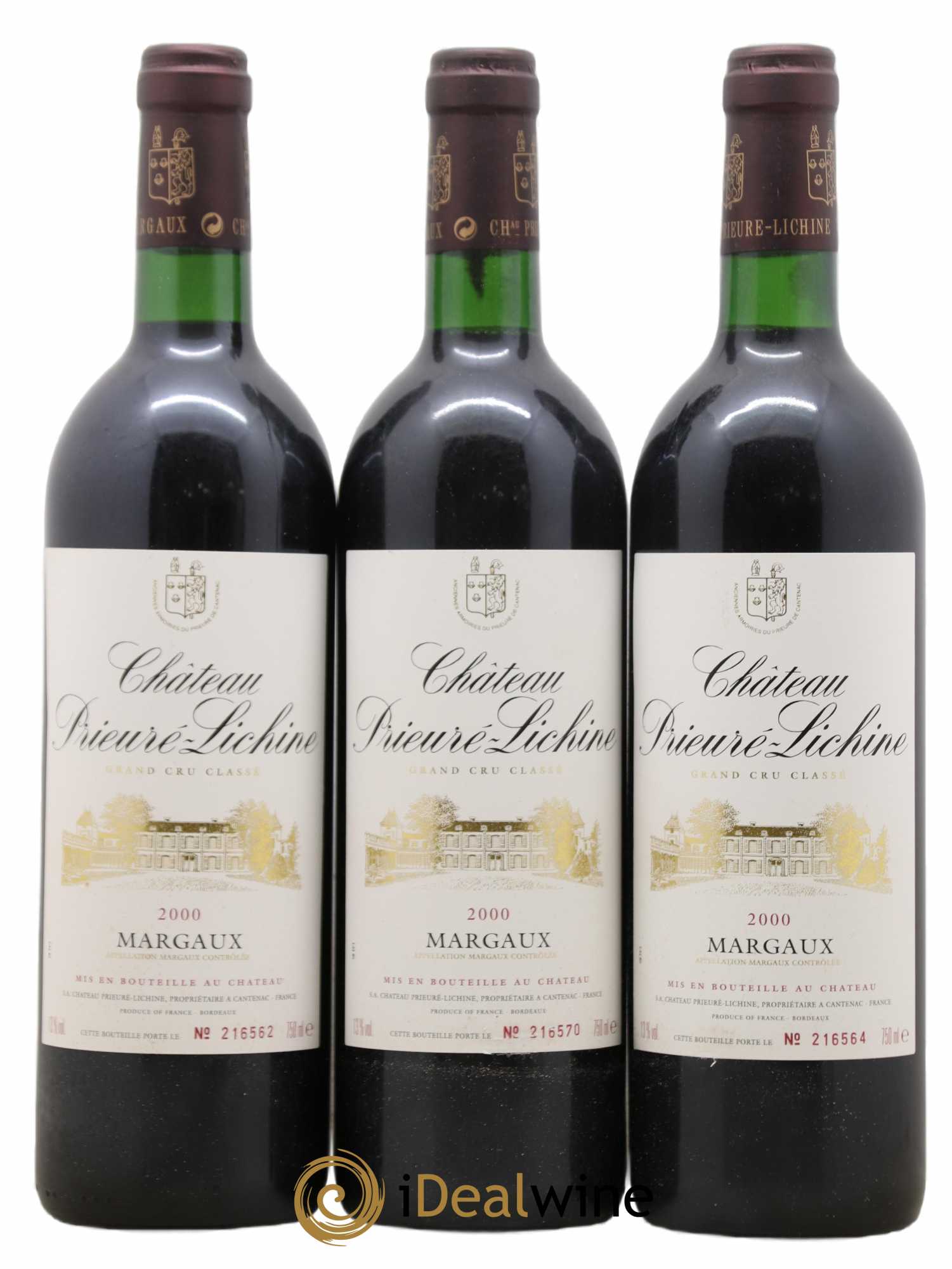 Château Prieuré Lichine 4ème Grand Cru Classé 2000 - Lot de 12 bouteilles - 3