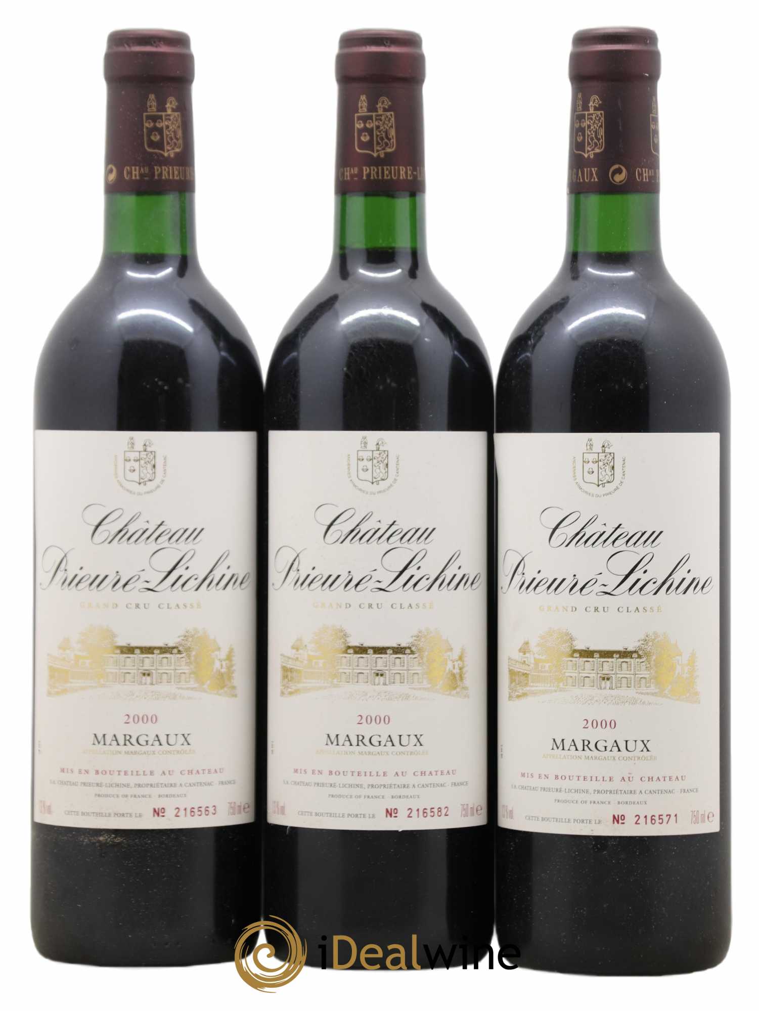 Château Prieuré Lichine 4ème Grand Cru Classé 2000 - Lot de 12 bouteilles - 4