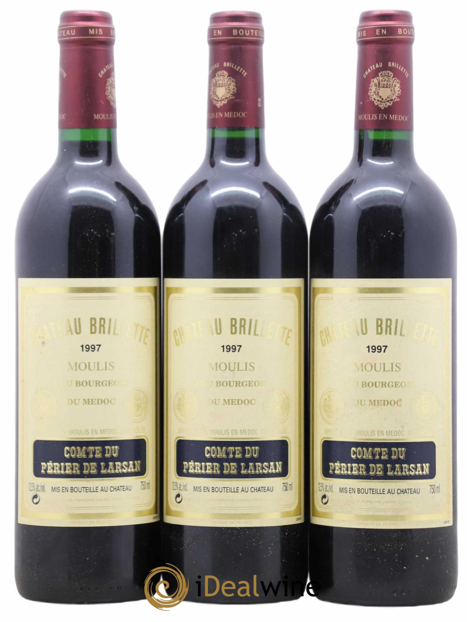 Château Brillette Cru Bourgeois 1997 - Lot de 12 bouteilles - 4
