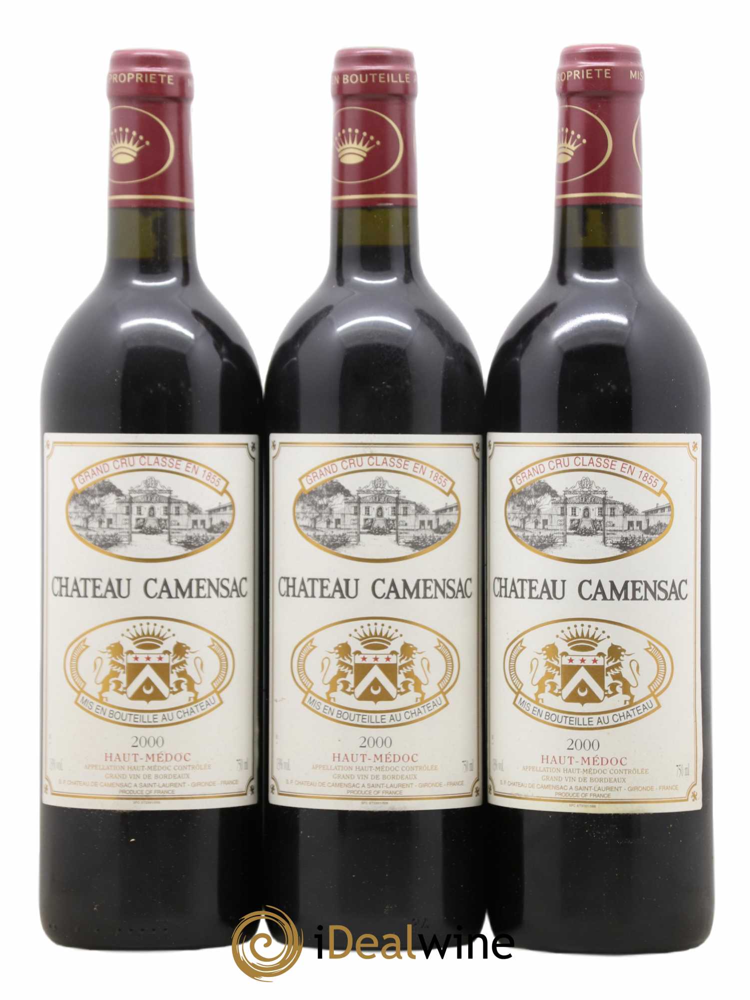 Château Camensac 5ème Grand Cru Classé 2000 - Lot de 12 bouteilles - 3