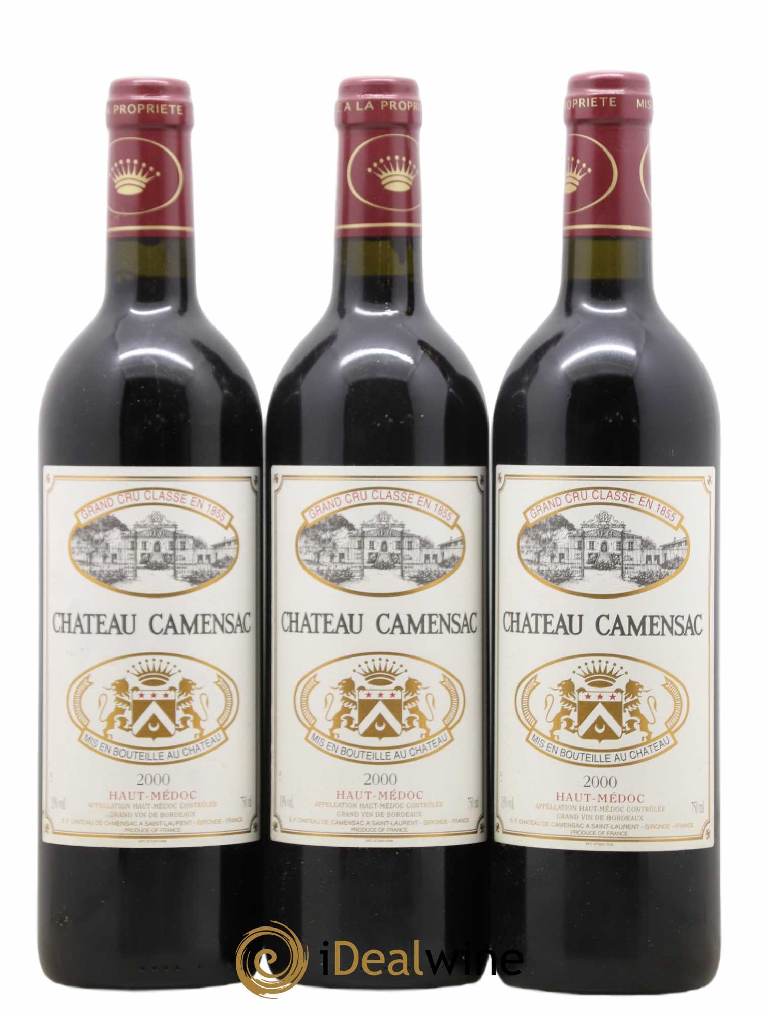 Château Camensac 5ème Grand Cru Classé 2000 - Lot de 12 bouteilles - 4