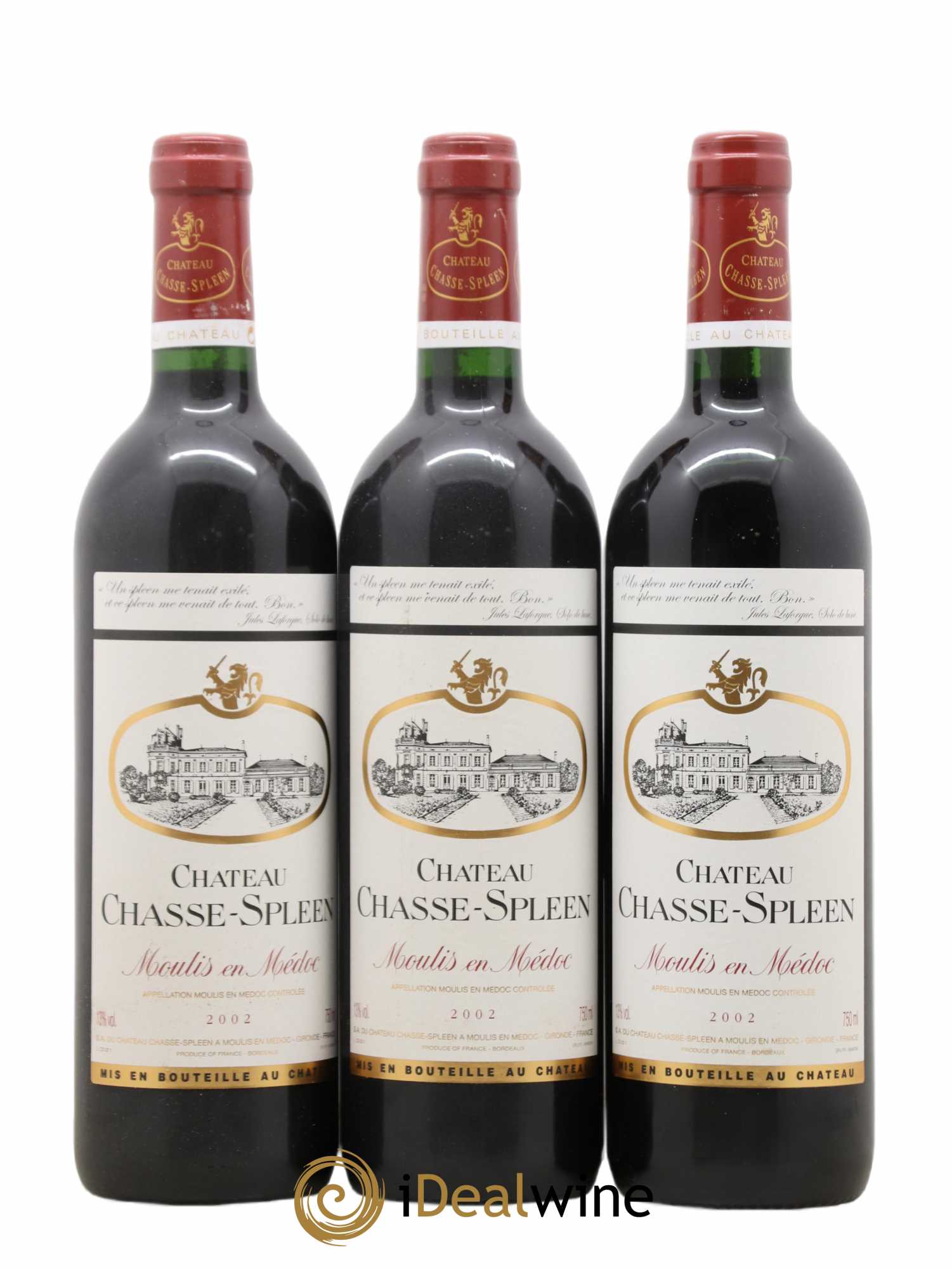 Château Chasse Spleen 2002 - Lot de 12 bouteilles - 2