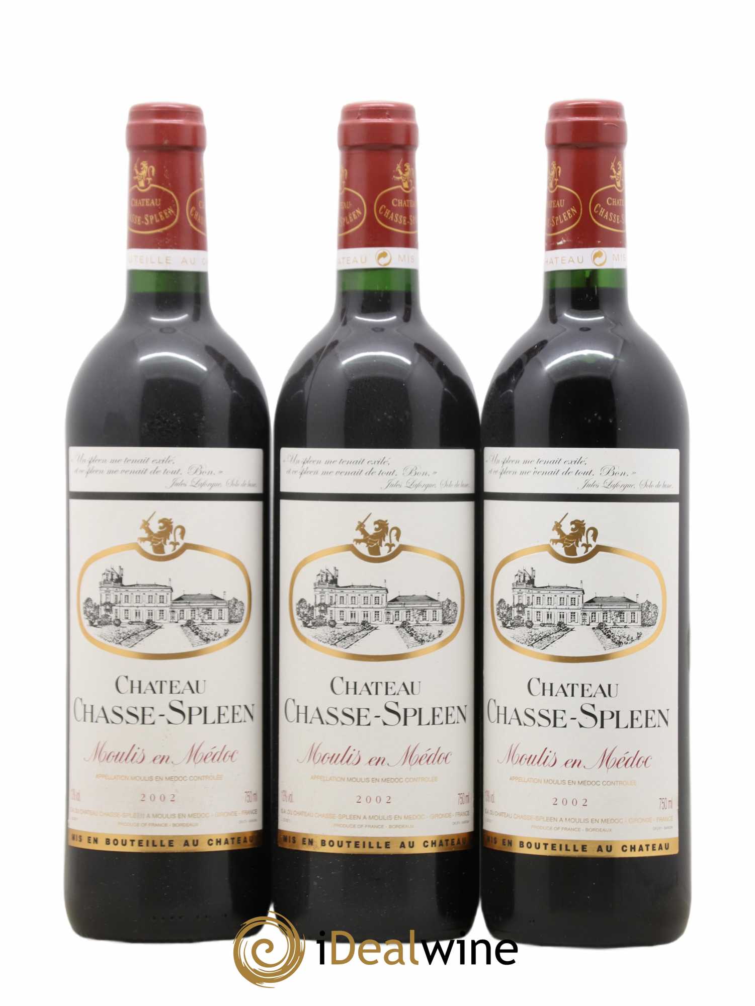 Château Chasse Spleen 2002 - Lot de 12 bouteilles - 3