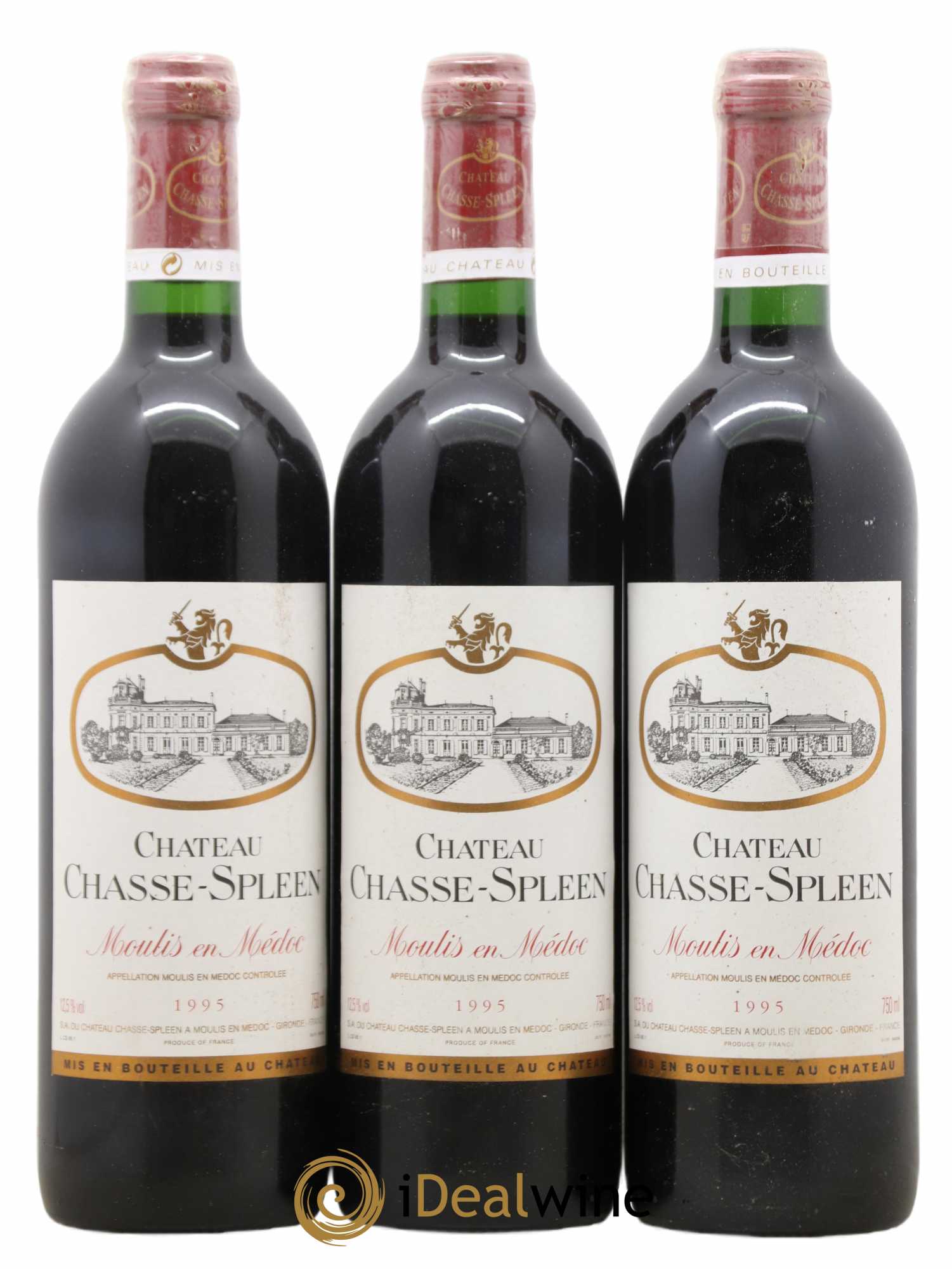 Château Chasse Spleen 1995 - Lot de 12 bouteilles - 1