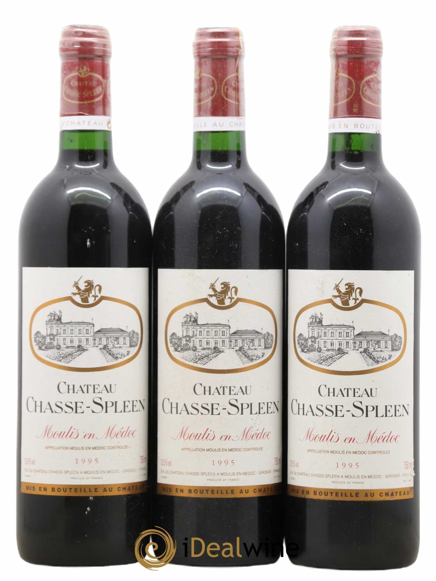 Château Chasse Spleen 1995 - Lot de 12 bouteilles - 2