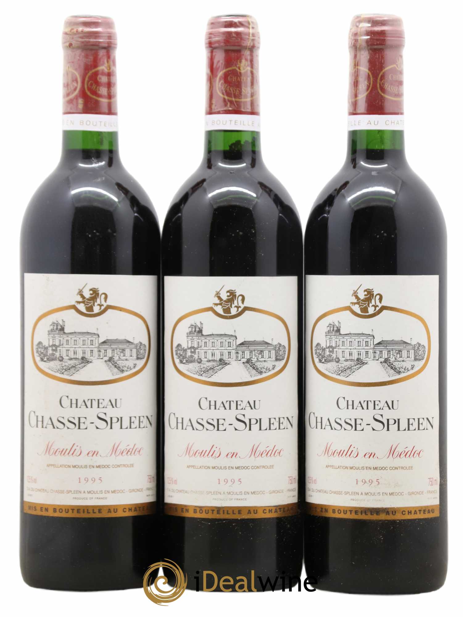 Château Chasse Spleen 1995 - Lot de 12 bouteilles - 4
