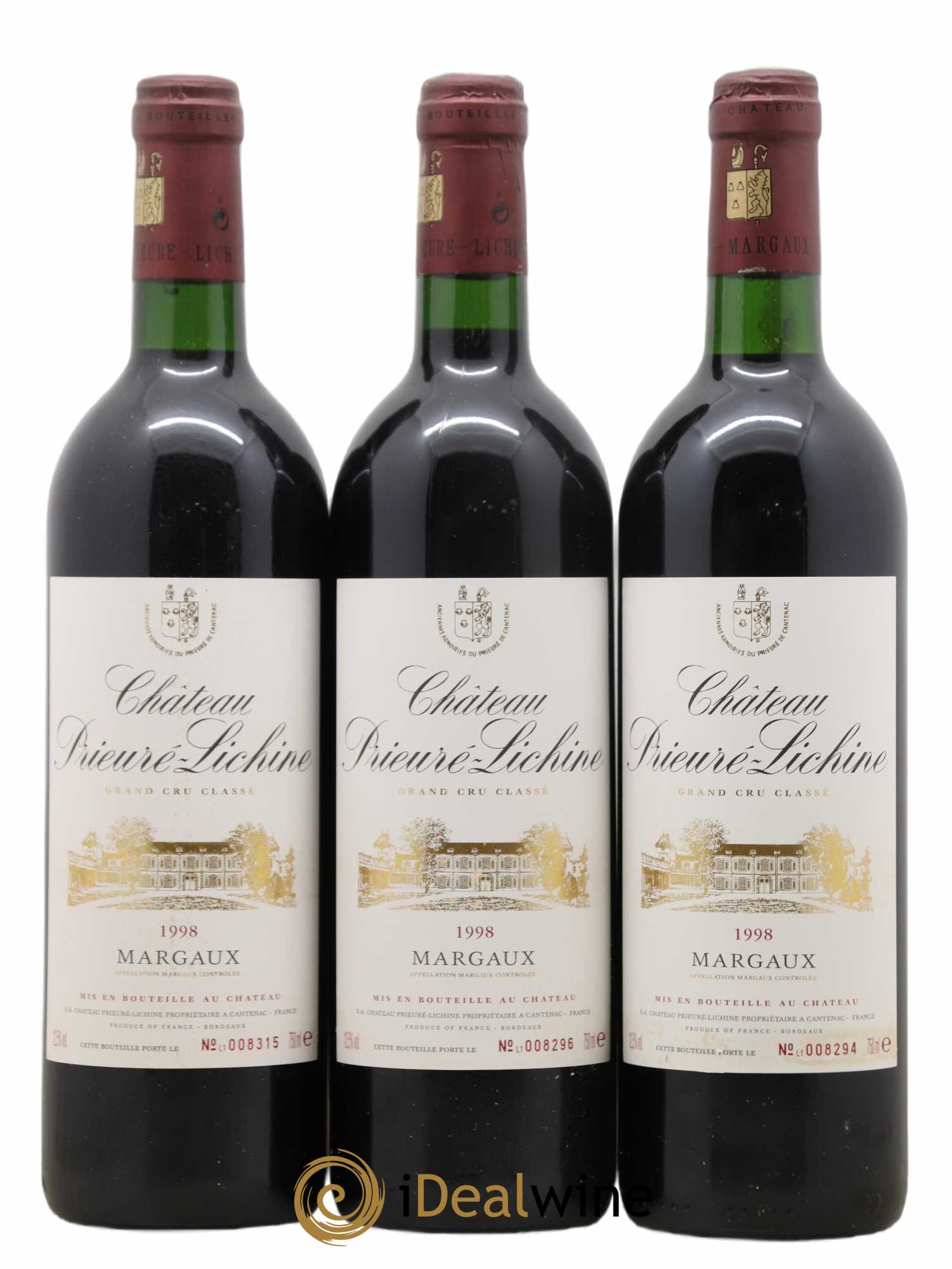 Château Prieuré Lichine 4ème Grand Cru Classé 1998 - Lotto di 12 bottiglie - 4