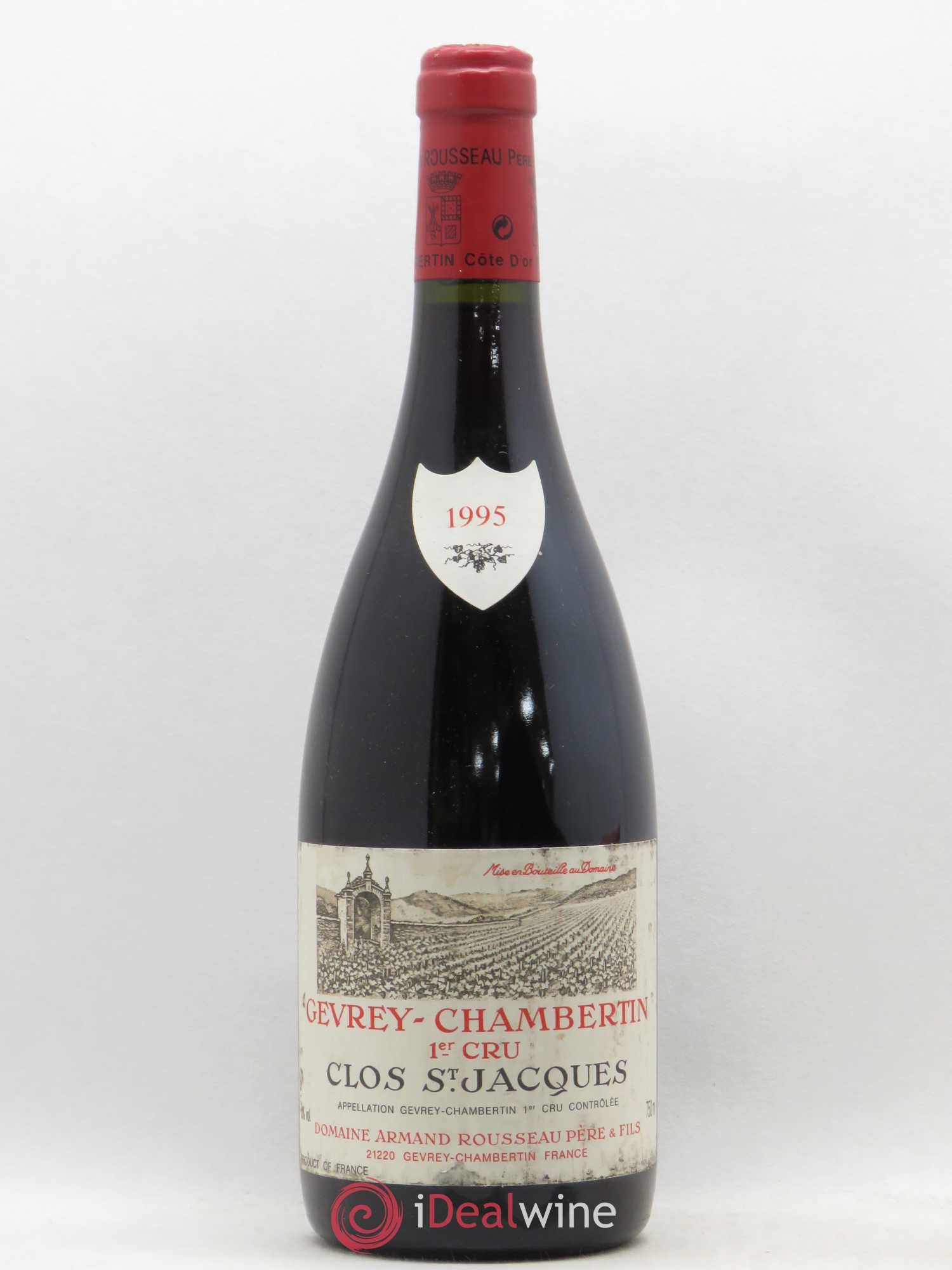 Gevrey-Chambertin 1er Cru Clos Saint-Jacques Armand Rousseau (Domaine) 1995 - Lot de 1 bouteille - 0
