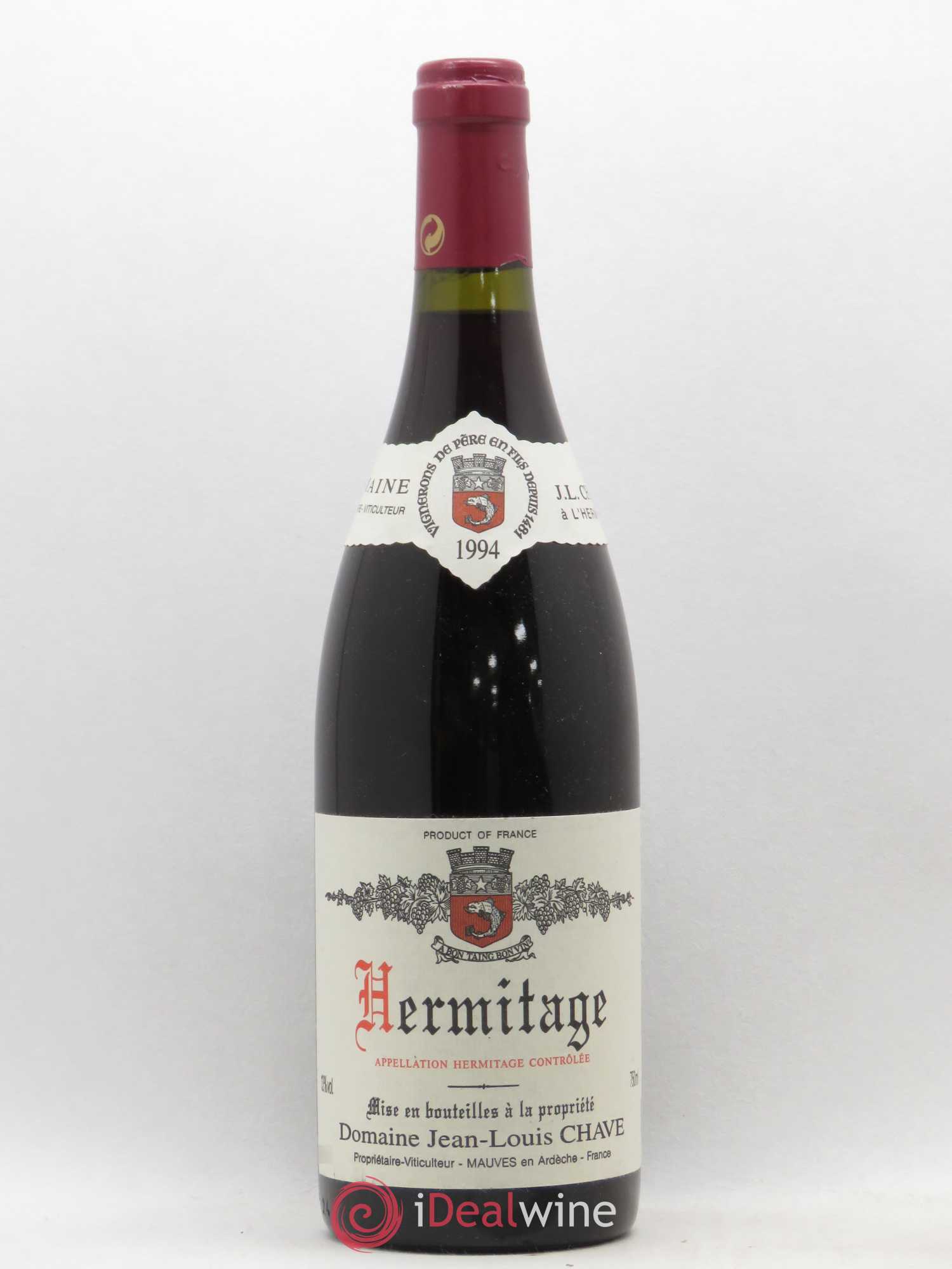 Hermitage Jean-Louis Chave 1994 - Lot de 1 bouteille - 0
