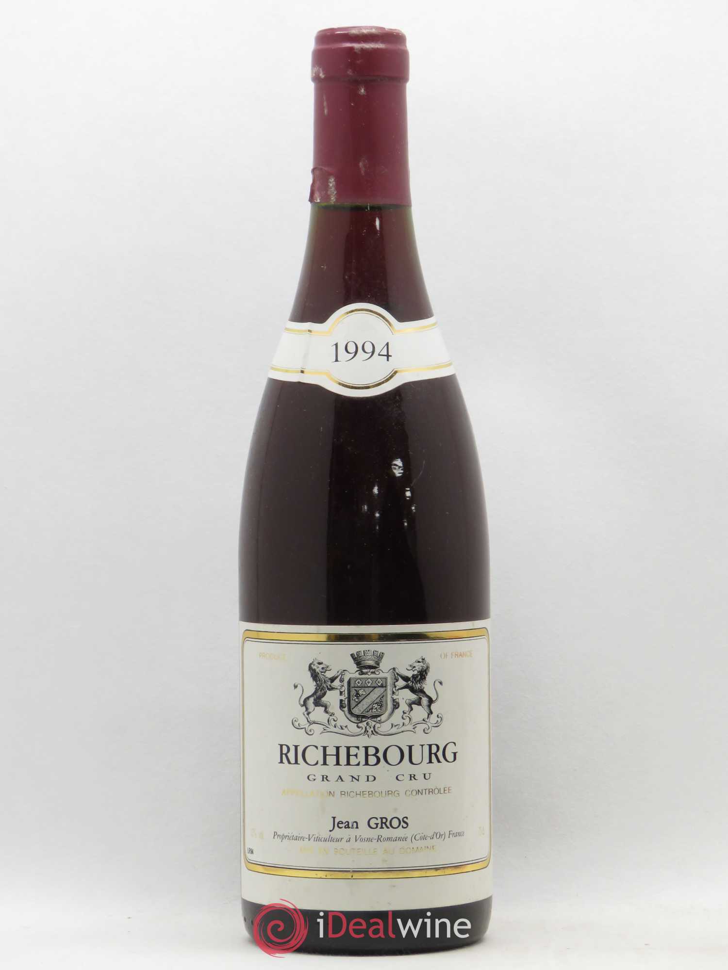 Richebourg Grand Cru Jean Gros 1994 - Lot de 1 bouteille - 0