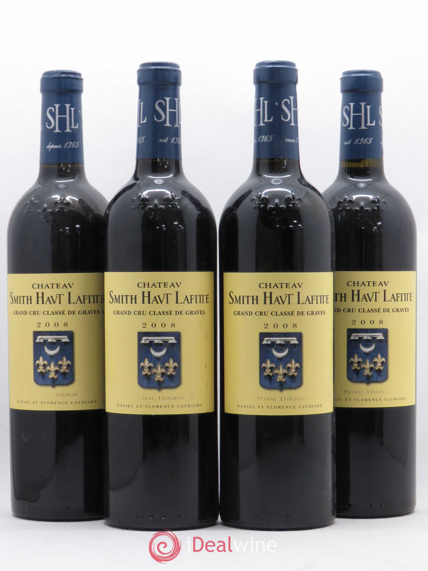 Château Smith Haut Lafitte Cru Classé de Graves 2008 - Lot de 4 bouteilles - 0