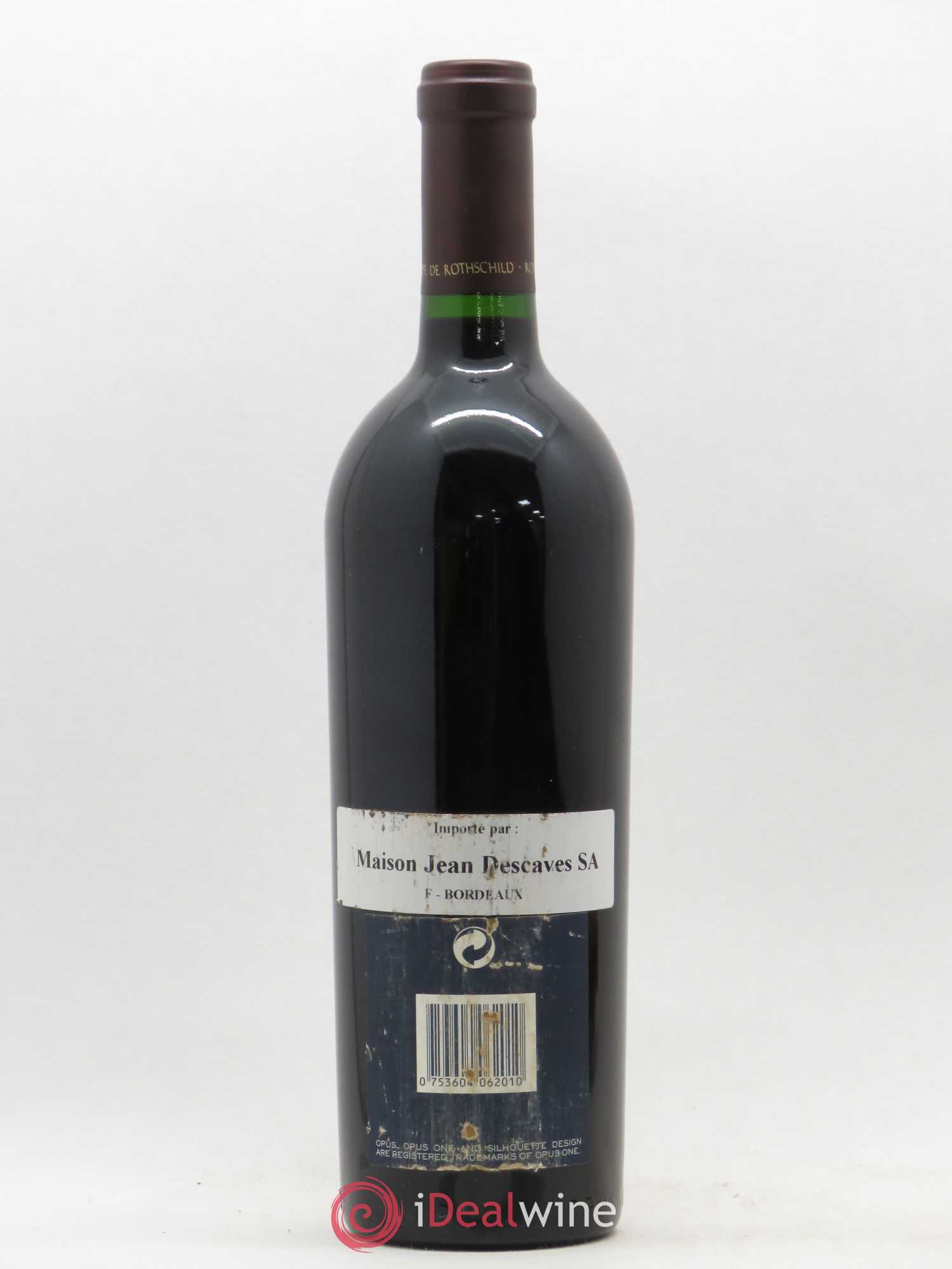 Napa Valley Opus One Robert Mondavi 2001 - Lot de 1 bouteille - 1