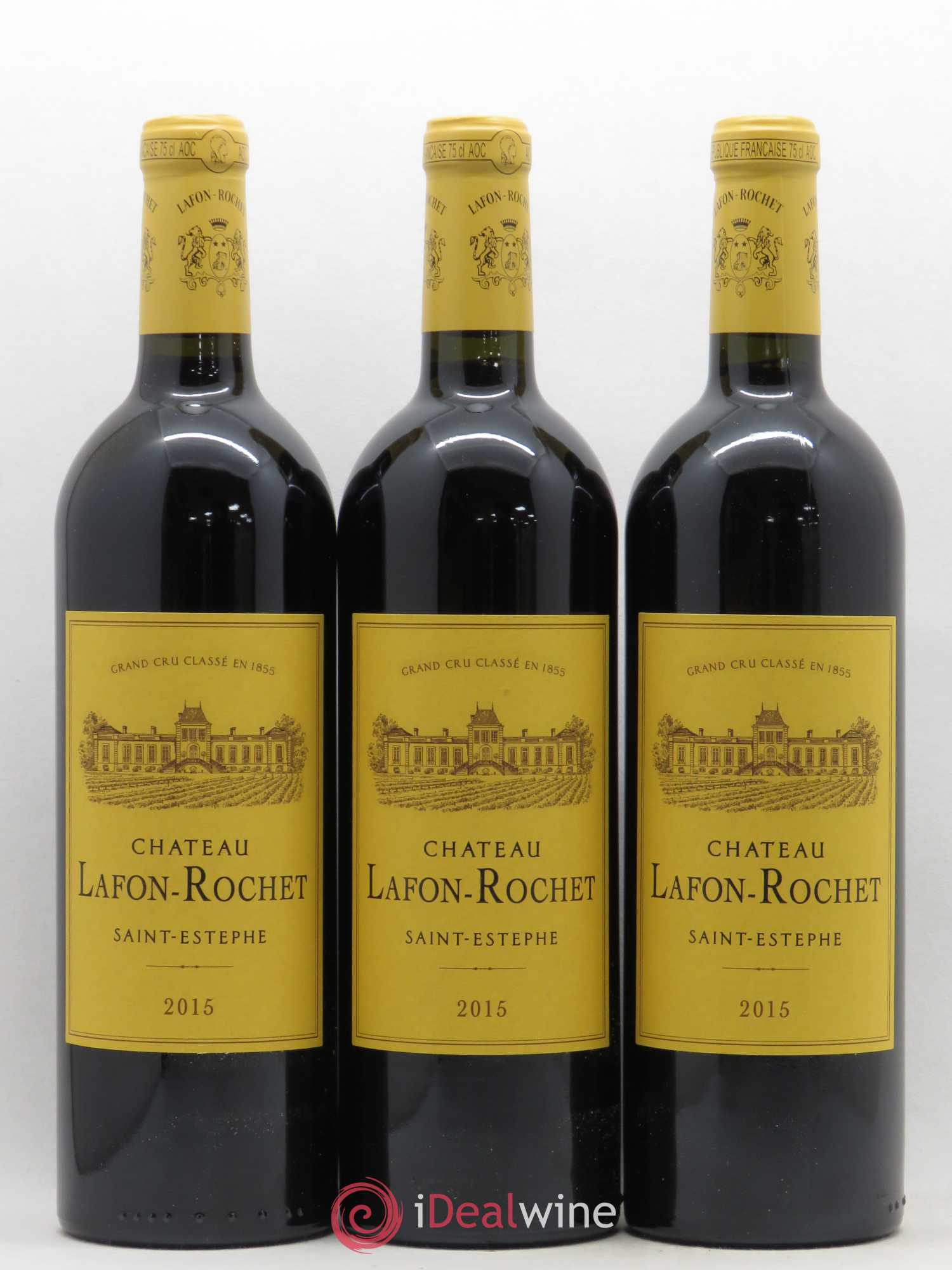 Château Lafon Rochet 4ème Grand Cru Classé 2015 - Lot de 6 bouteilles - 1