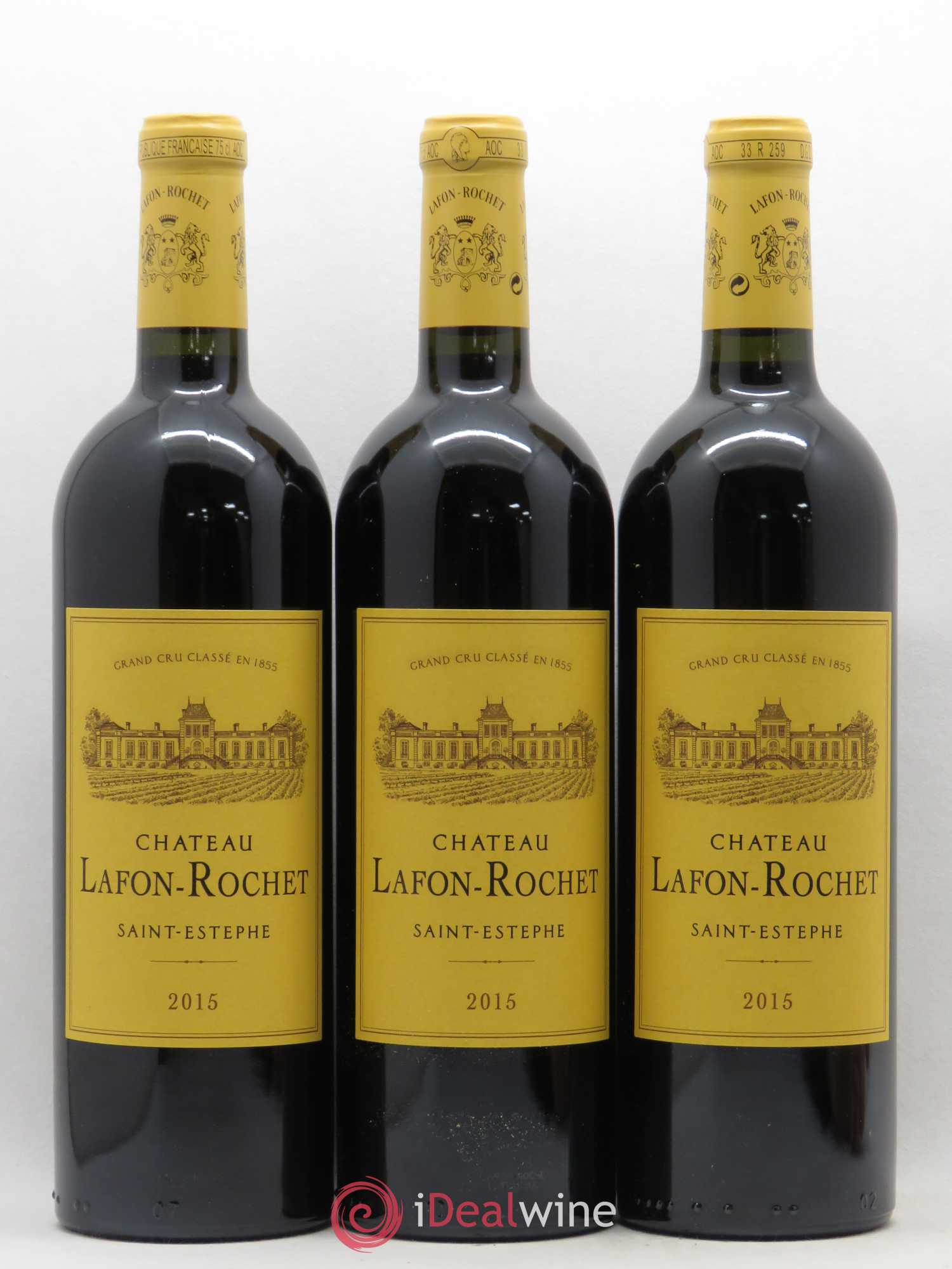Château Lafon Rochet 4ème Grand Cru Classé 2015 - Lot de 6 bouteilles - 2