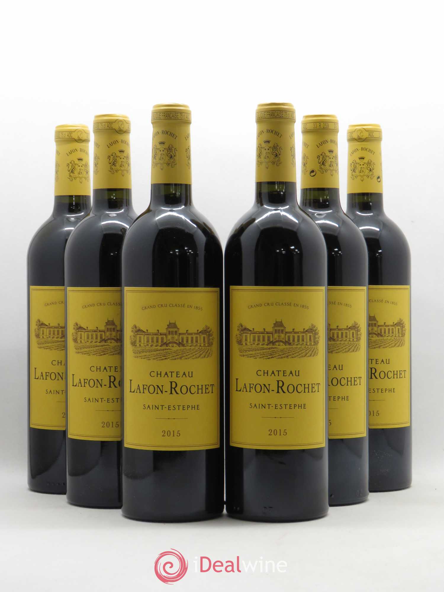 Château Lafon Rochet 4ème Grand Cru Classé 2015 - Lot de 6 bouteilles - 0