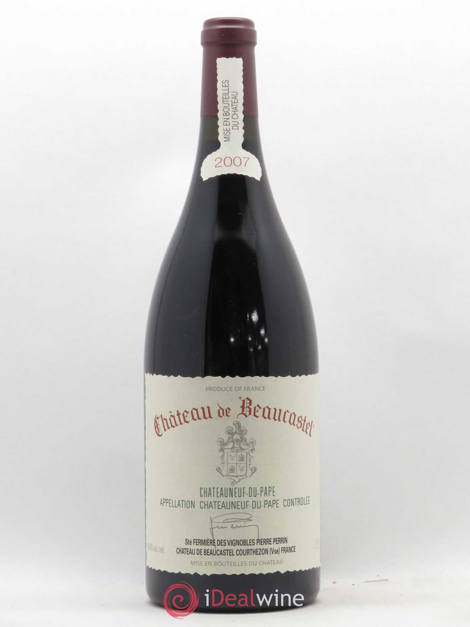Châteauneuf-du-Pape Château de Beaucastel Famille Perrin 2007 - Lot de 1 magnum - 0
