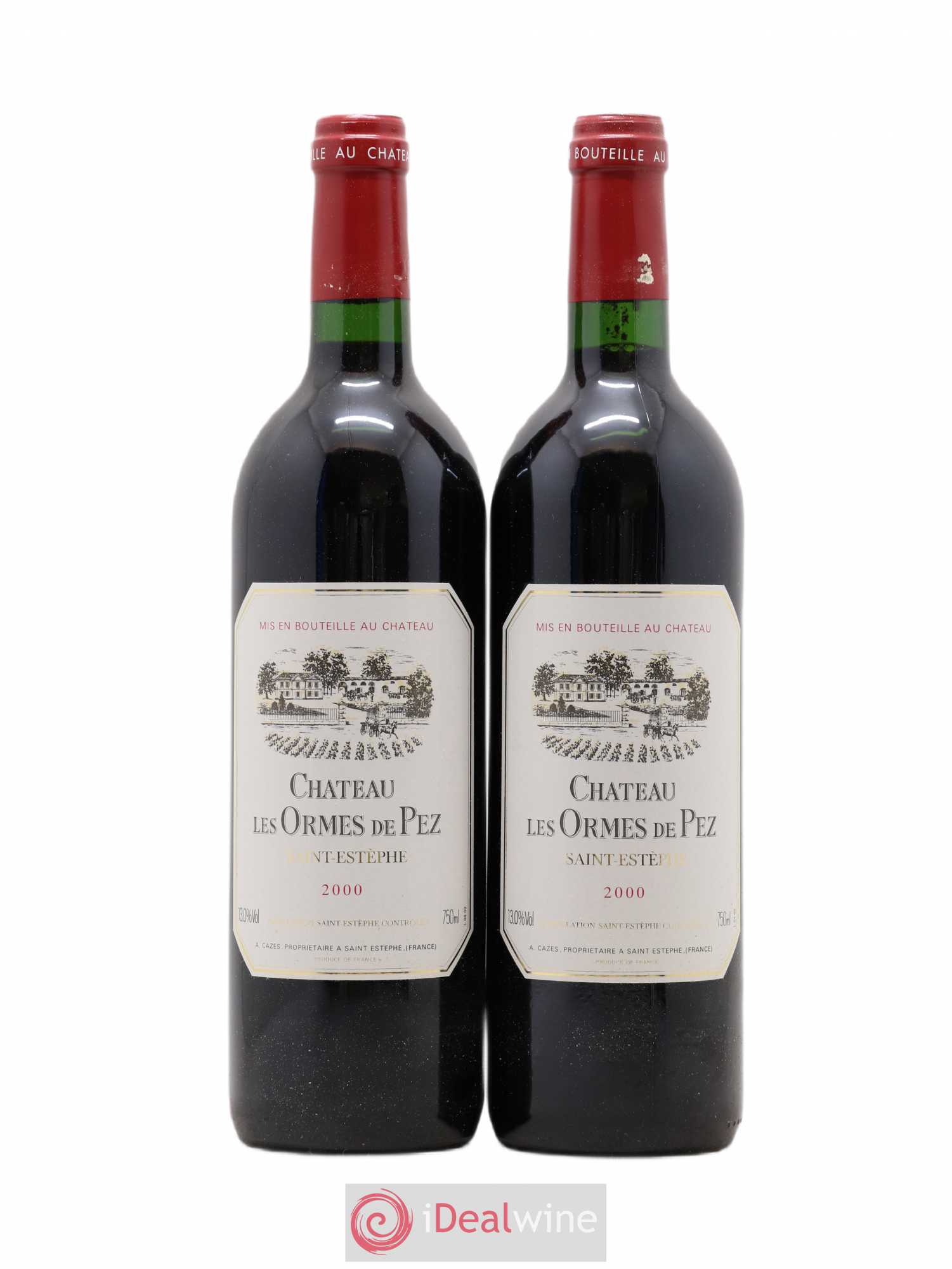 Château les Ormes de Pez 2000 - Lot de 2 bouteilles - 0