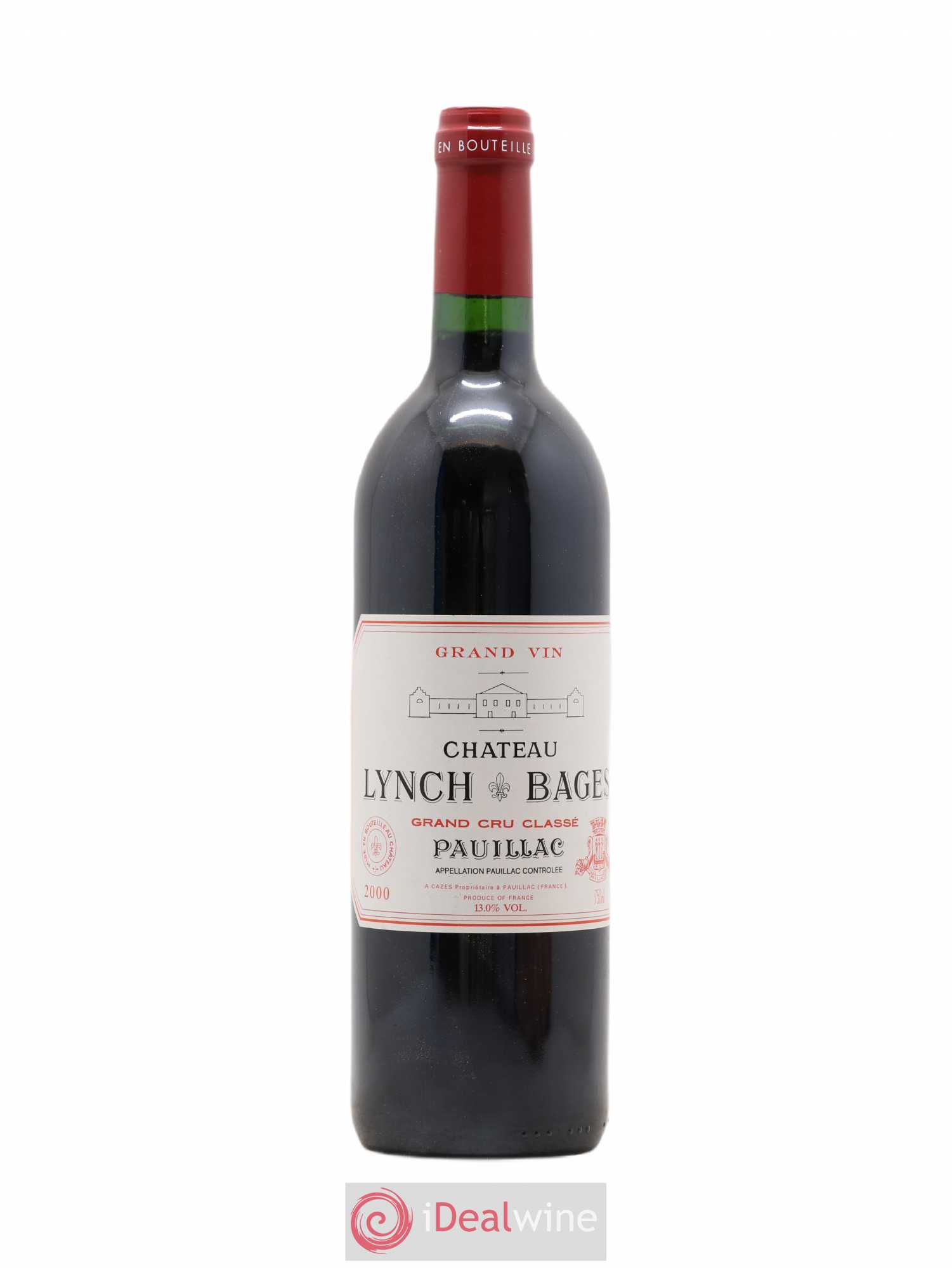 Château Lynch Bages 5ème Grand Cru Classé 2000 - Lot de 1 bouteille - 0