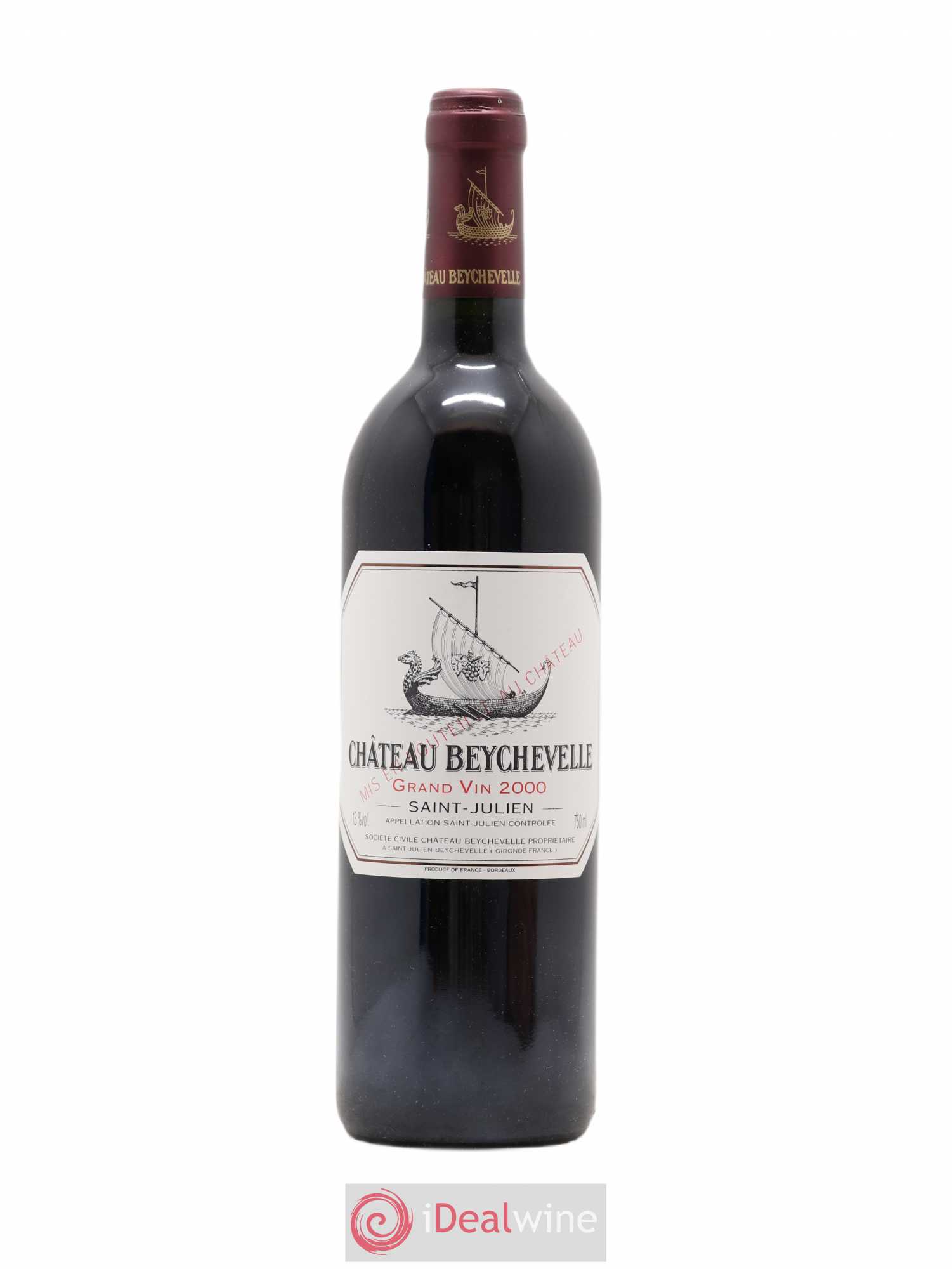 Château Beychevelle 4ème Grand Cru Classé 2000 - Lot de 1 bouteille - 0