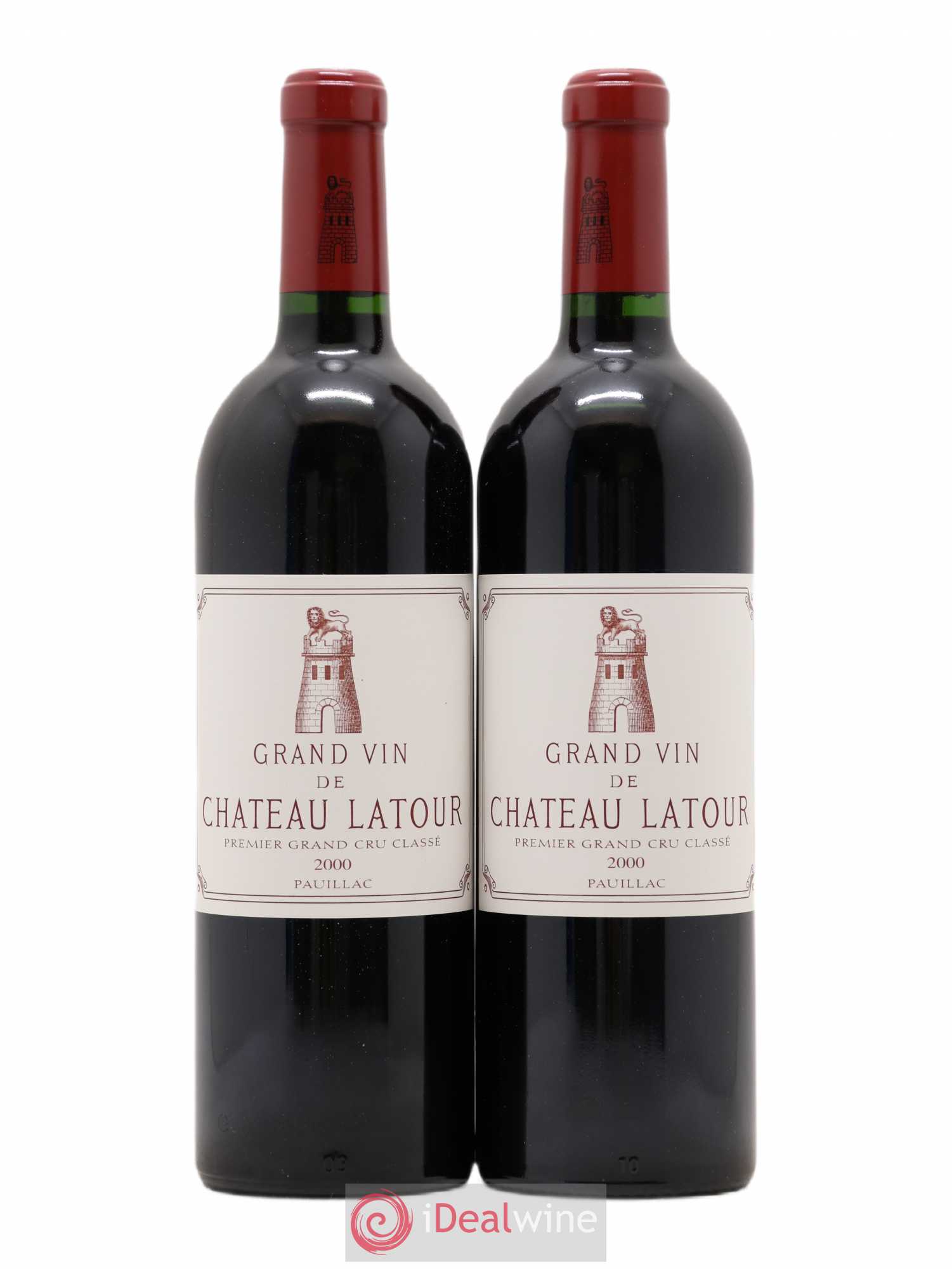 Château Latour 1er Grand Cru Classé 2000 - Lot de 2 bouteilles - 0