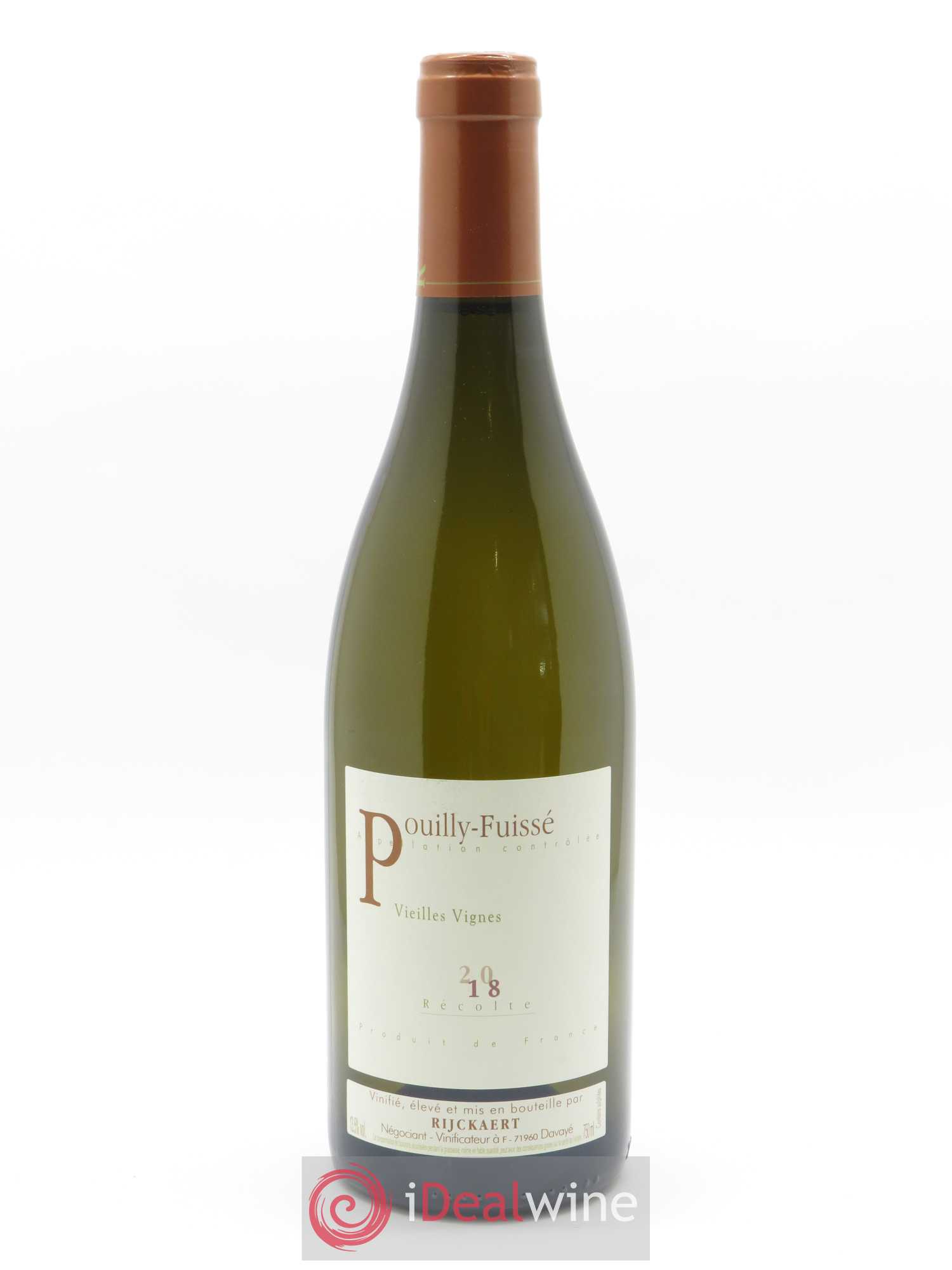 Pouilly-Fuissé Vieilles Vignes Rijckaert 2018 - Lot de 1 bouteille - 0